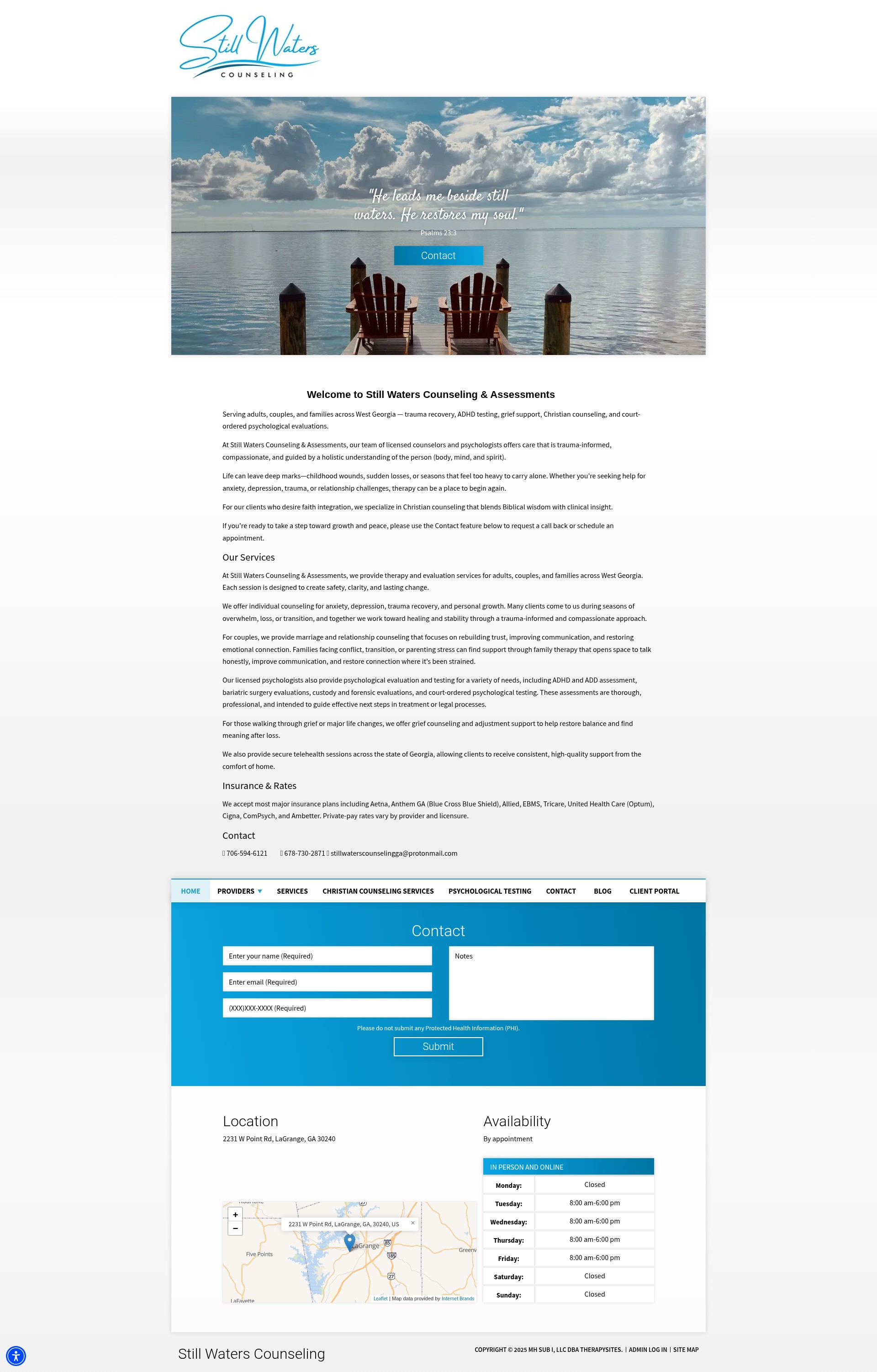 Screenshot of stillwaterscounselingga.com