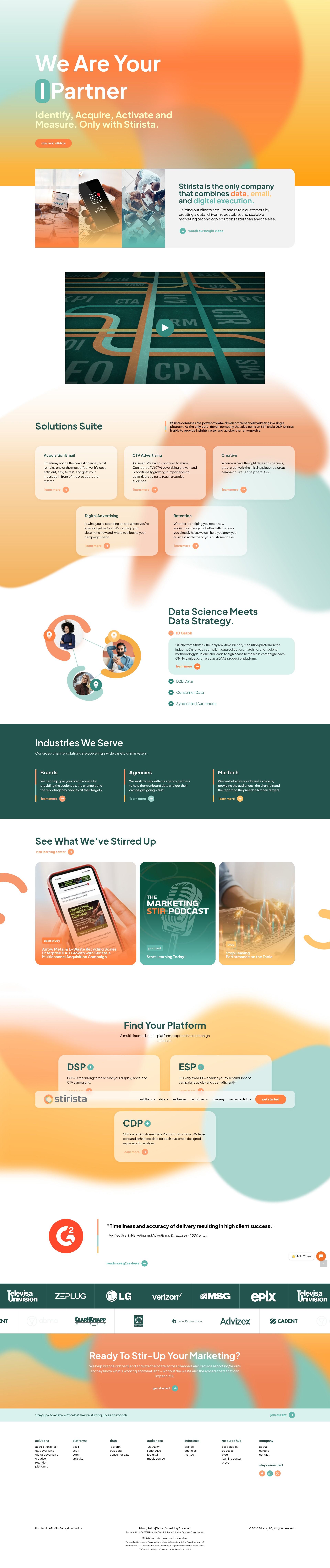 Screenshot of stirista.com