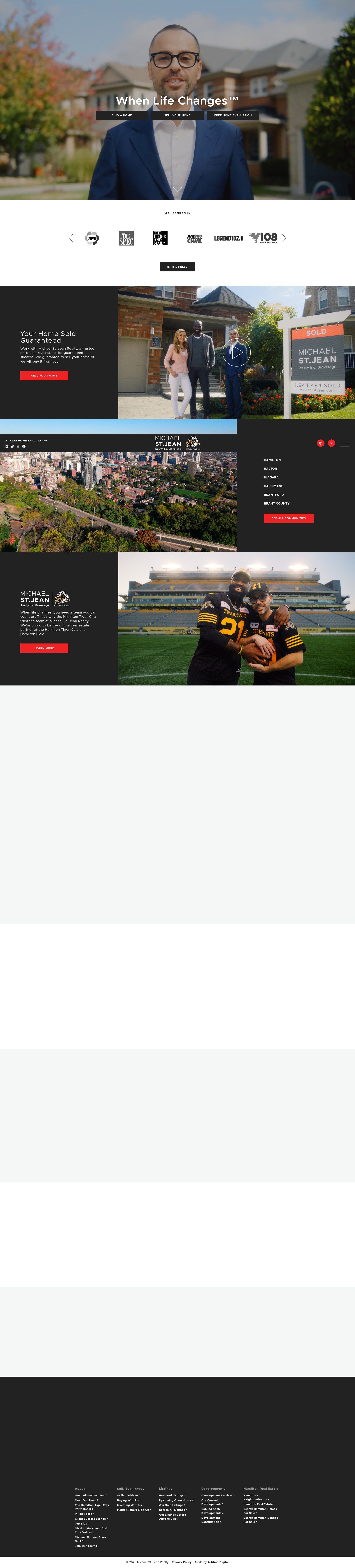 Screenshot of stjeanrealty.com
