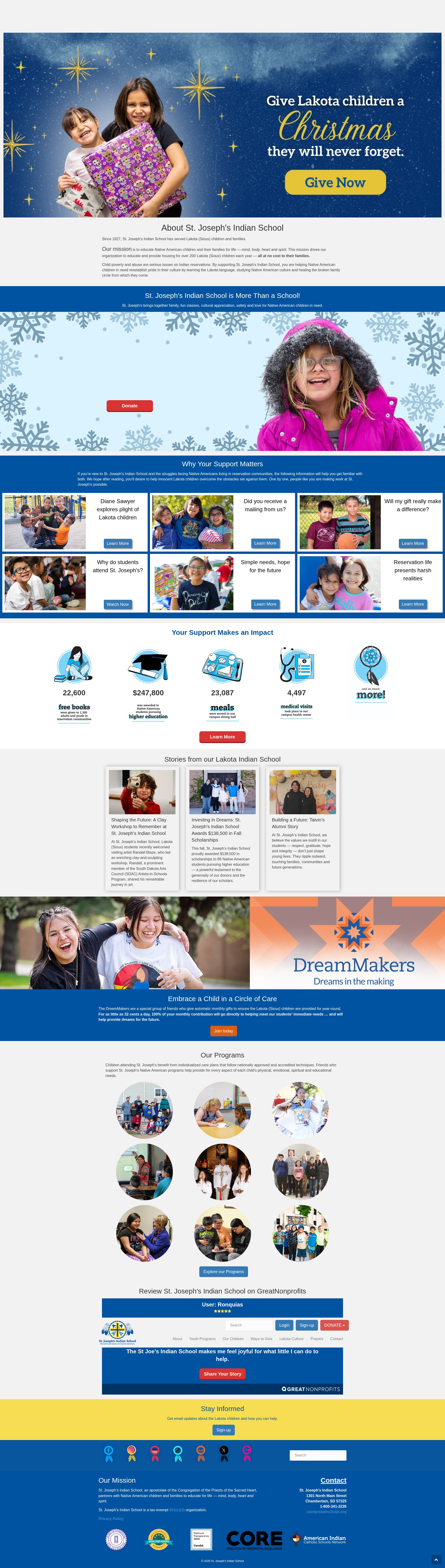 Screenshot of stjo.org