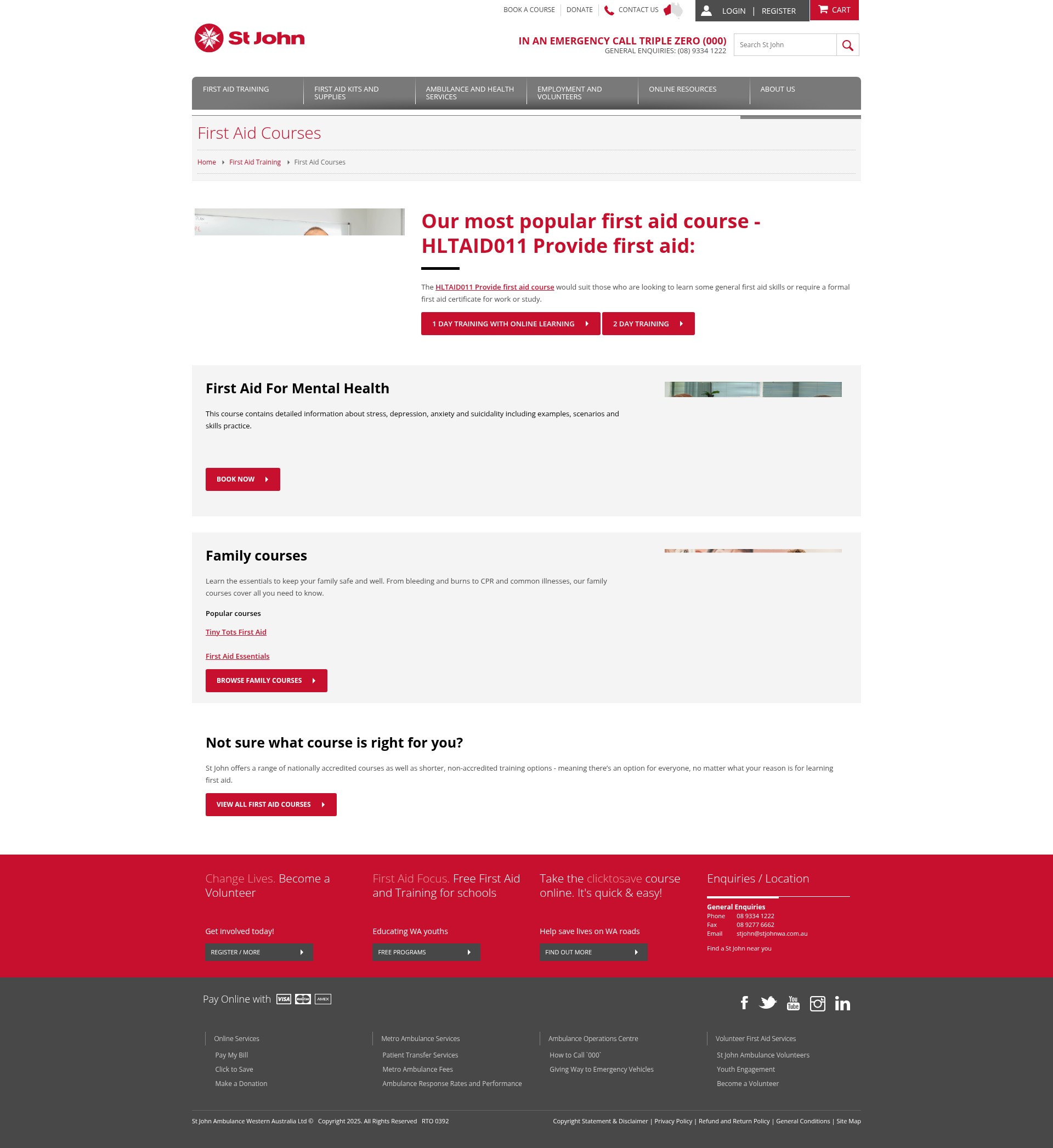 Screenshot of stjohnwa.com.au
