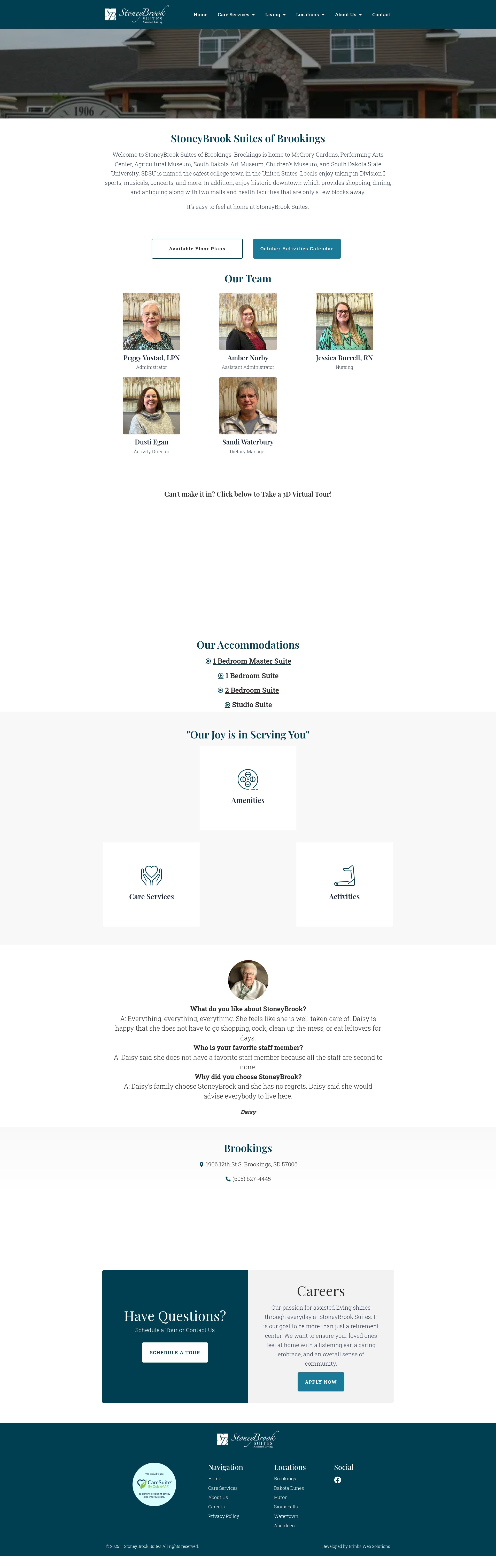 Screenshot of stoneybrooksuites.com