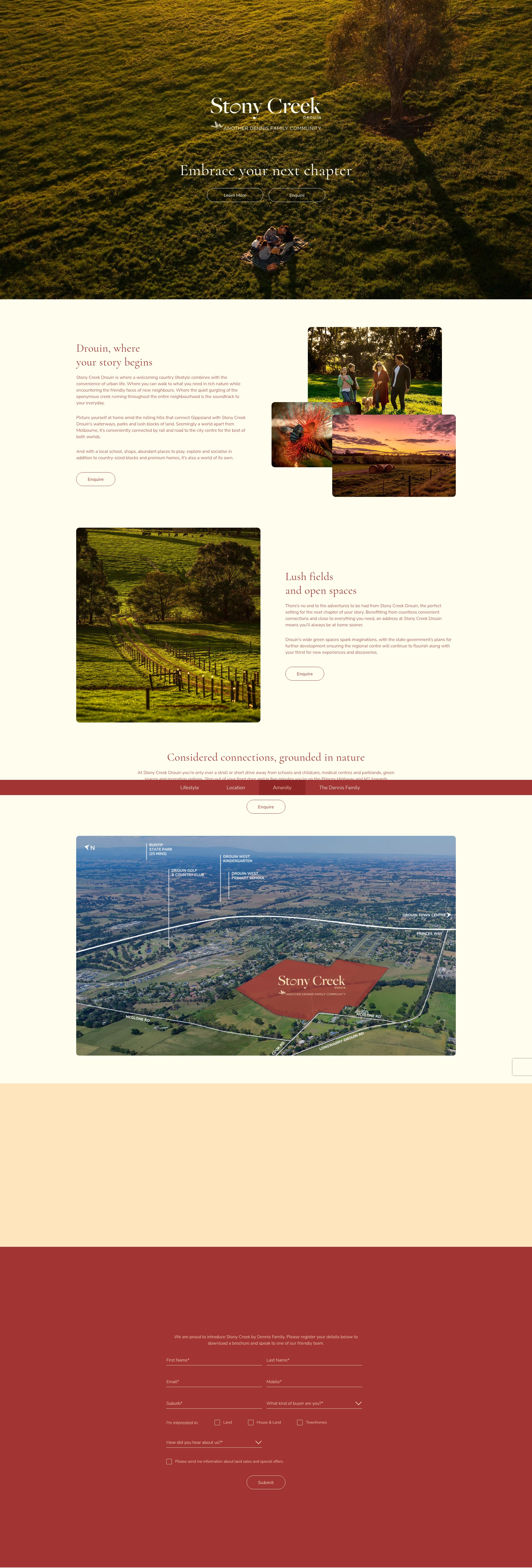 Screenshot of stonycreekdrouin.com.au