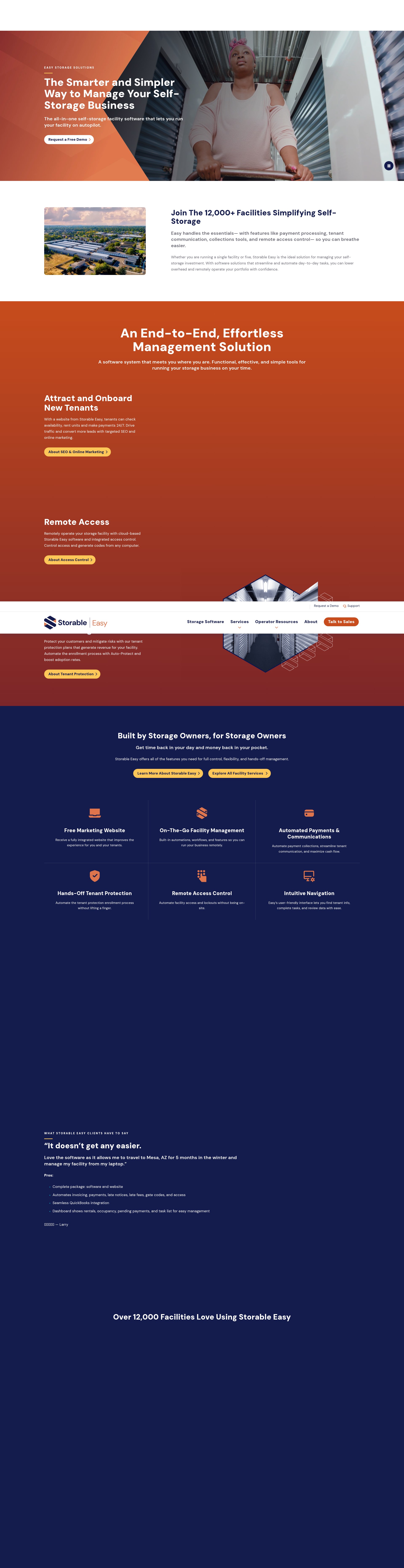 Screenshot of storageunitsoftware.com