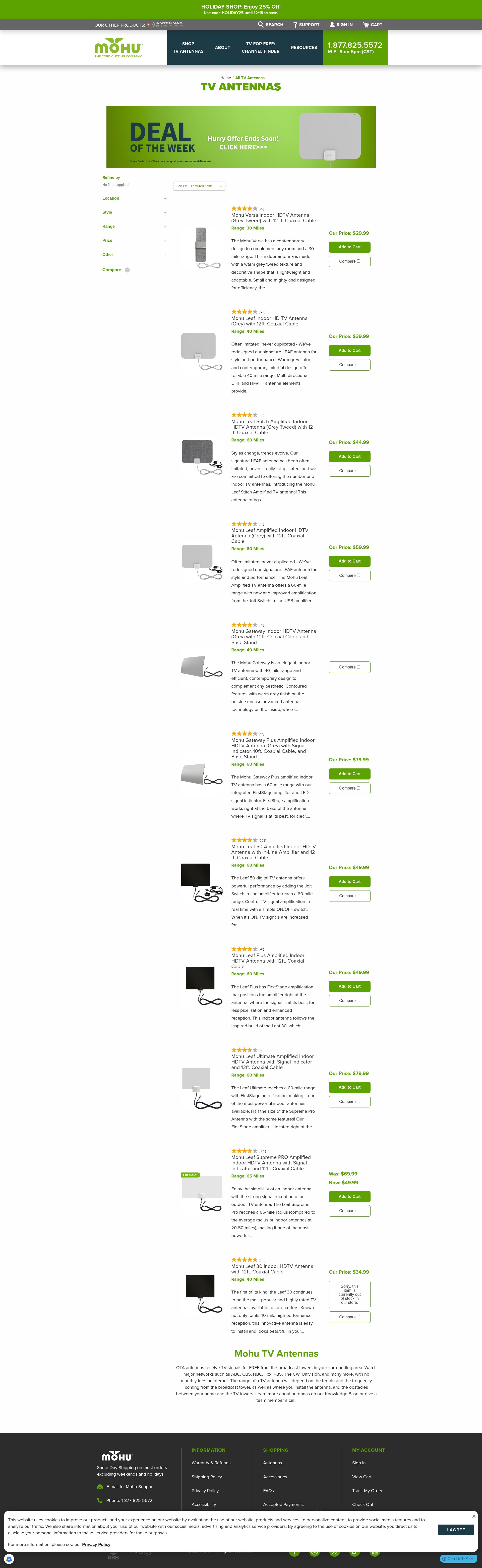 Screenshot of store.gomohu.com