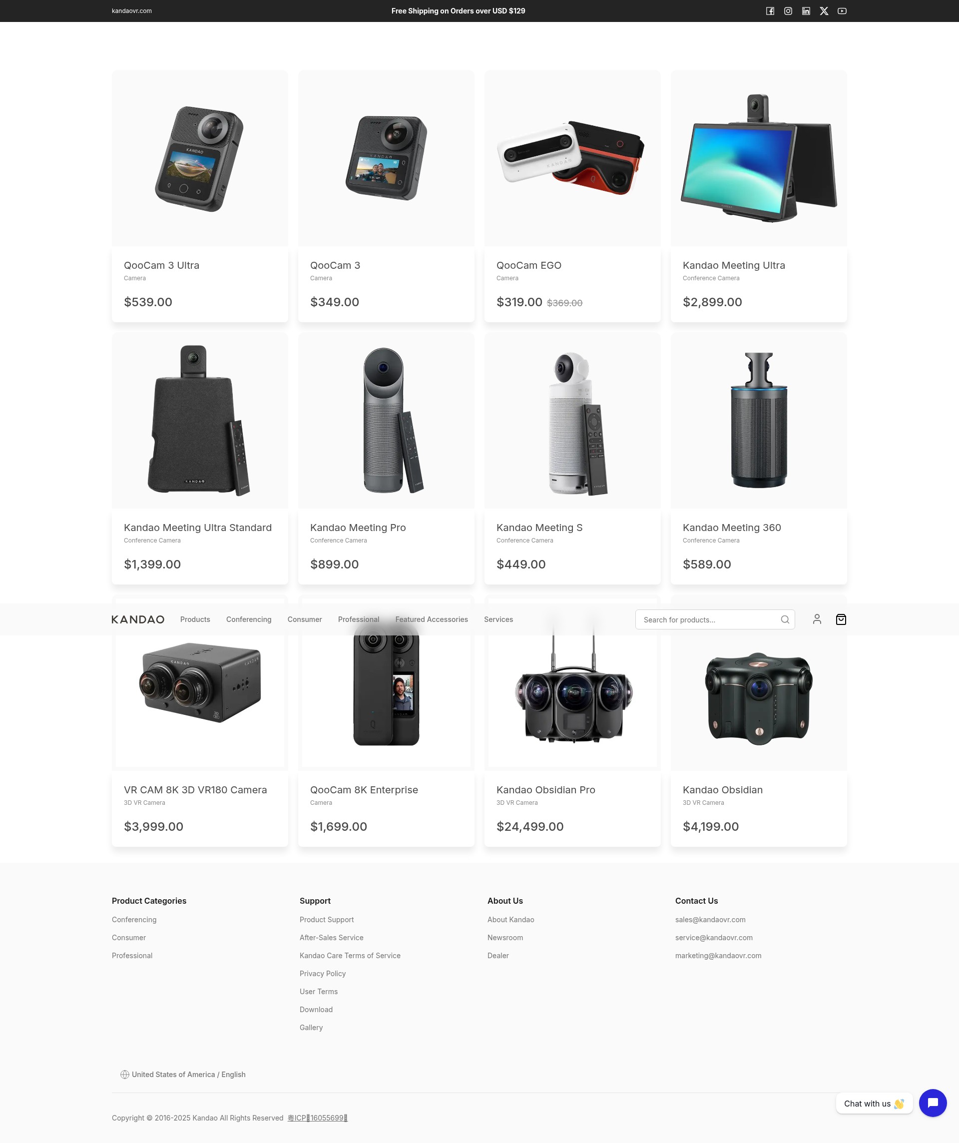 Screenshot of store.kandaovr.com