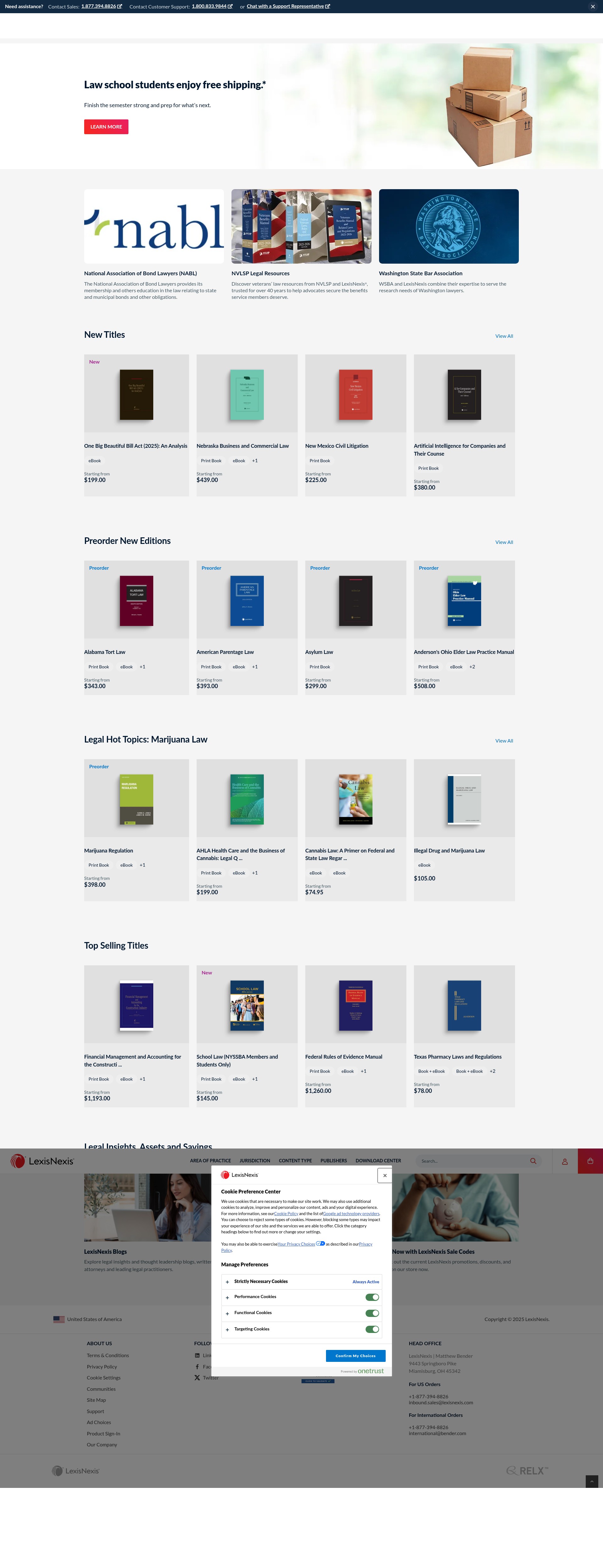 Screenshot of store.lexisnexis.com