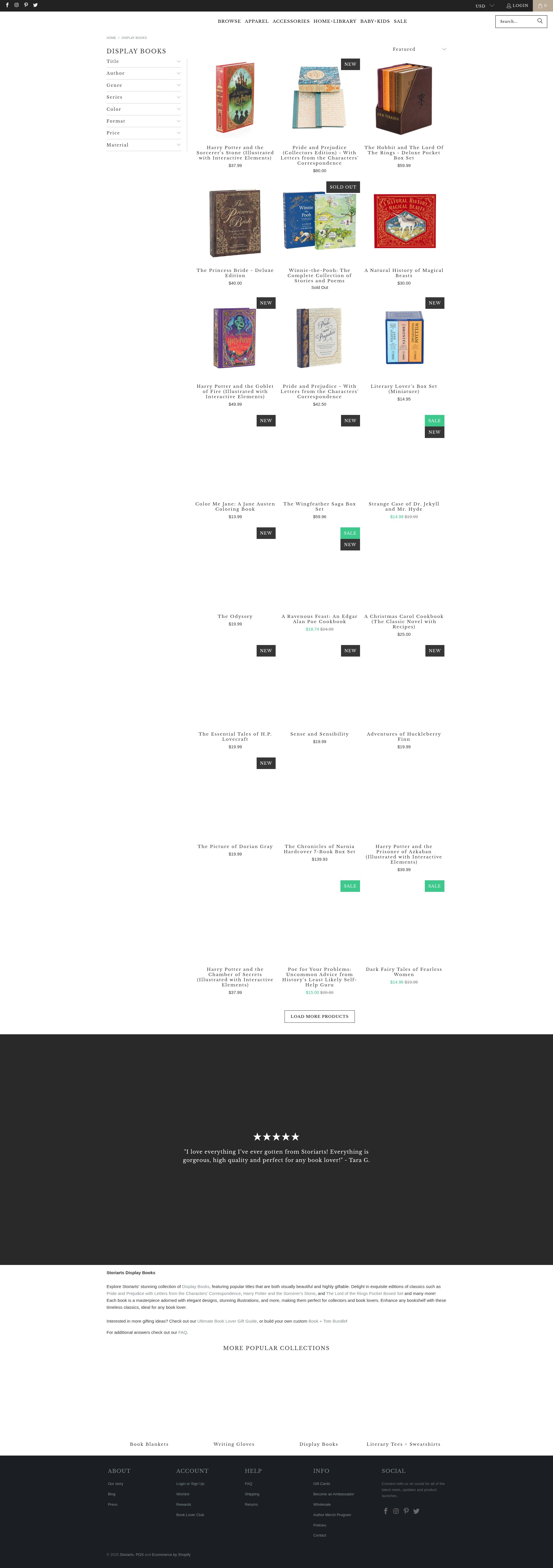 Screenshot of storiarts.myshopify.com