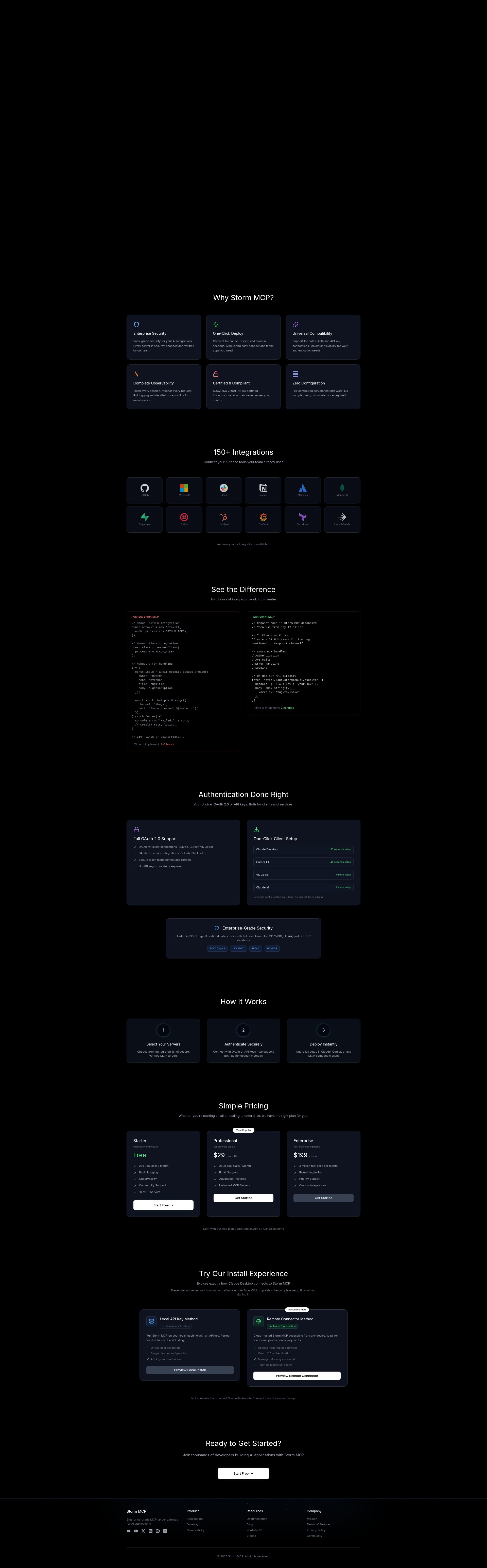 Screenshot of stormmcp.ai