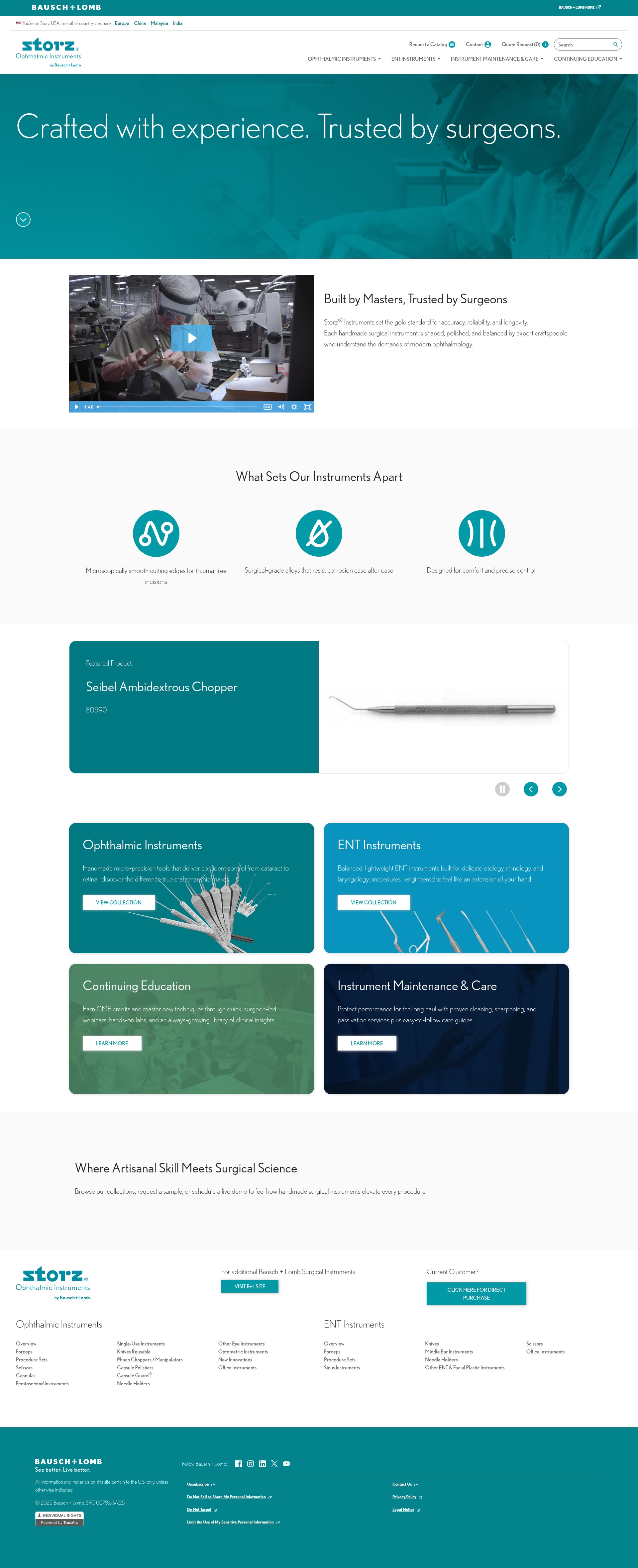 Screenshot of storzeye.com