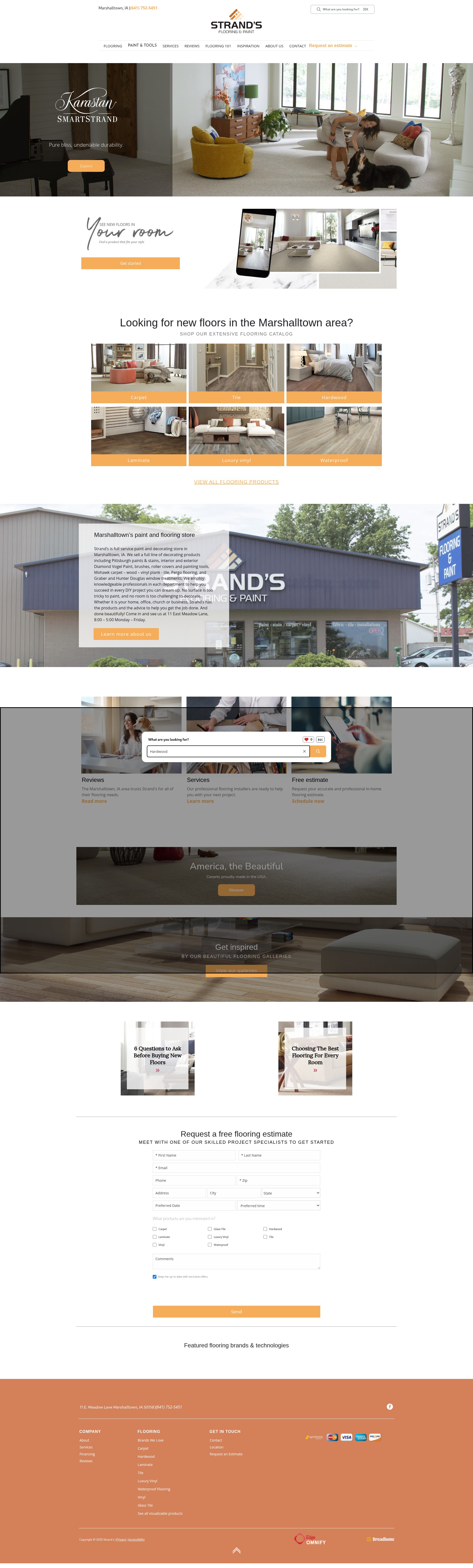 Screenshot of strands.biz