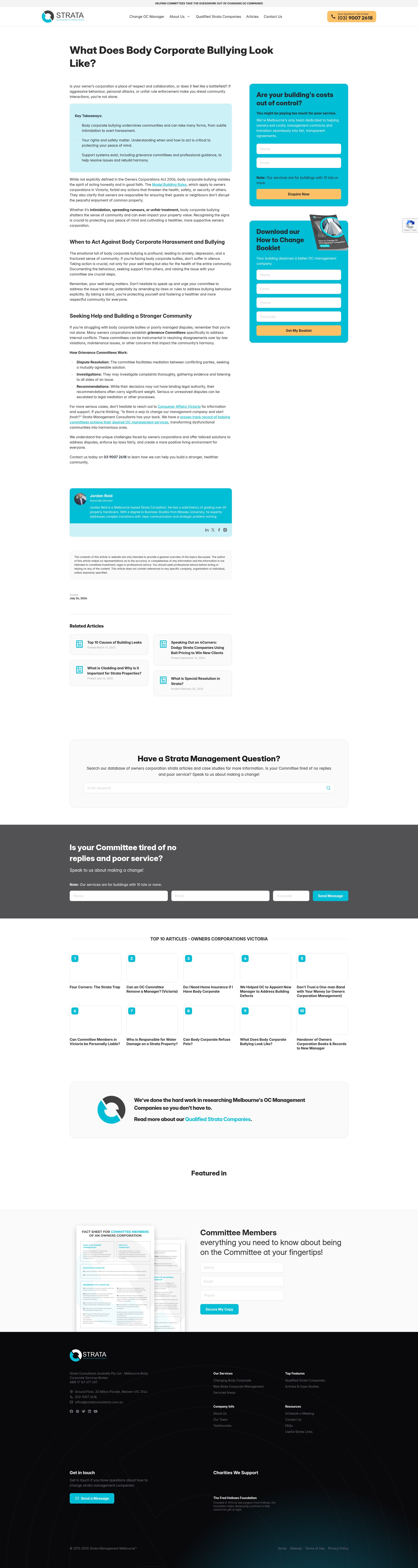Screenshot of strataconsultants.com.au