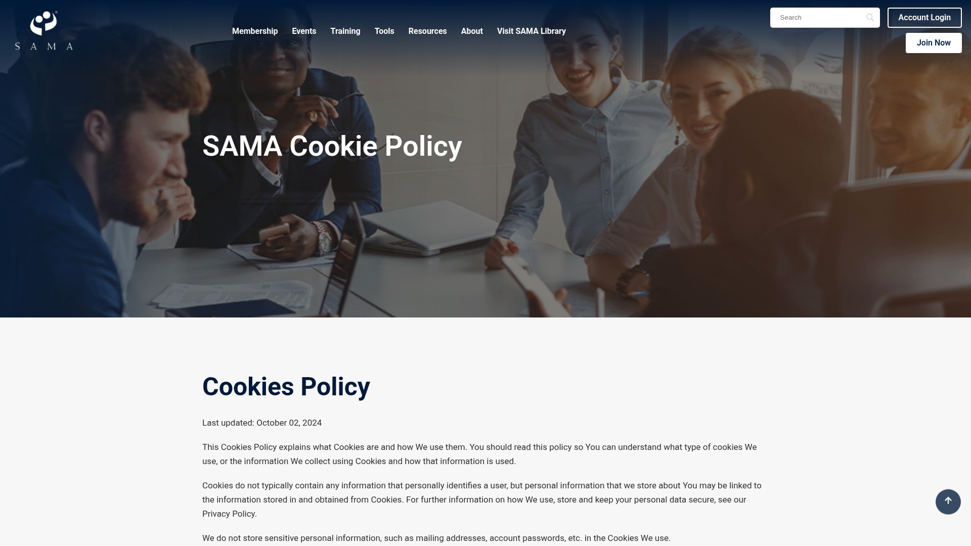 Screenshot of strategicaccounts.org