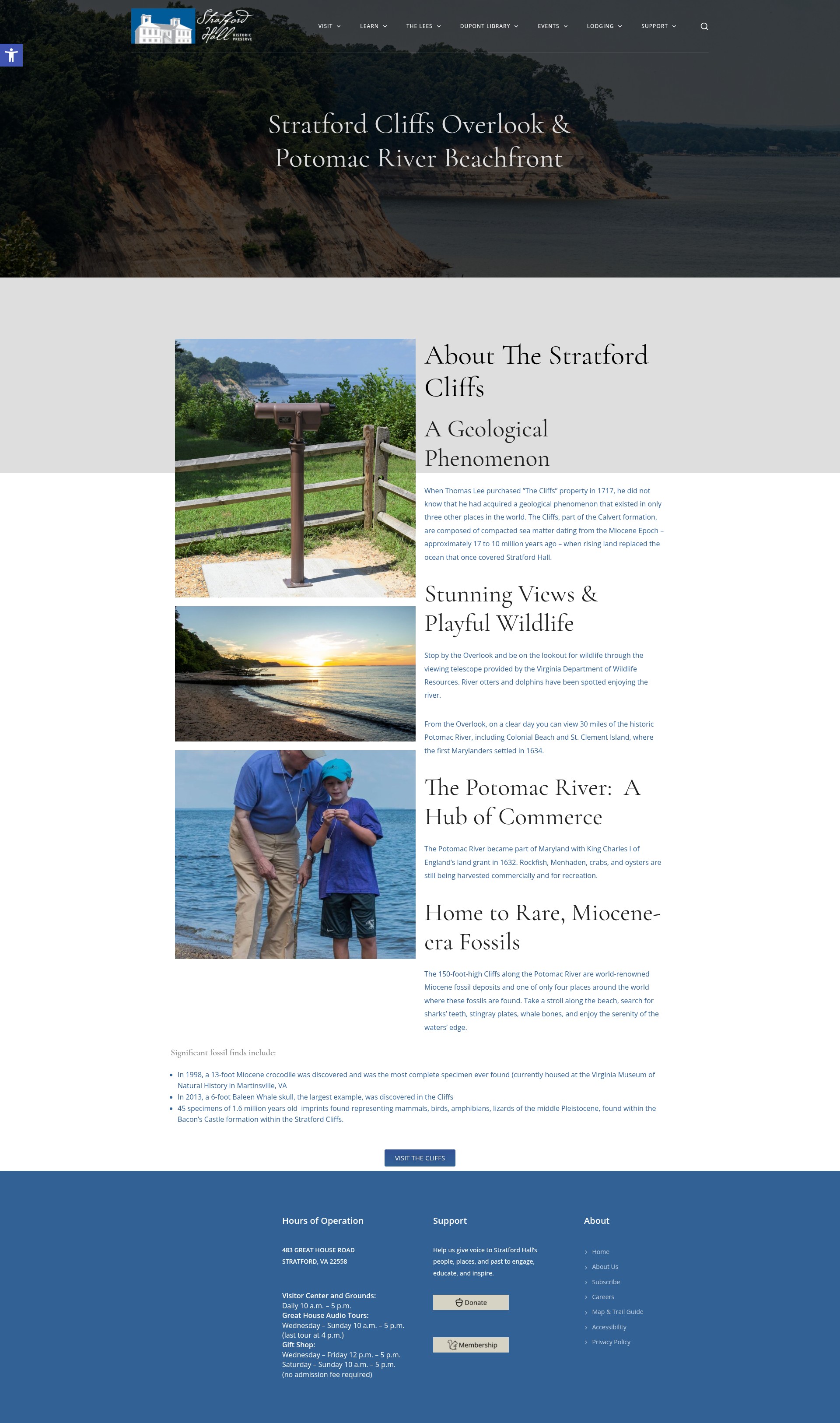 Screenshot of stratfordhall.org