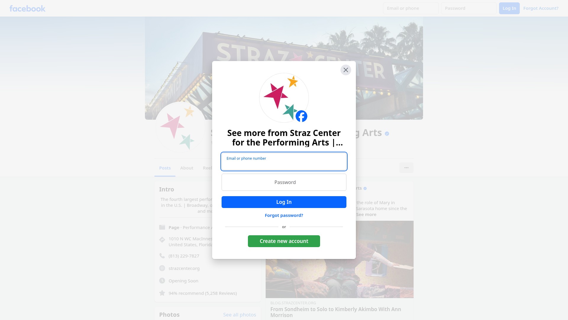 Screenshot of strazcenter.org