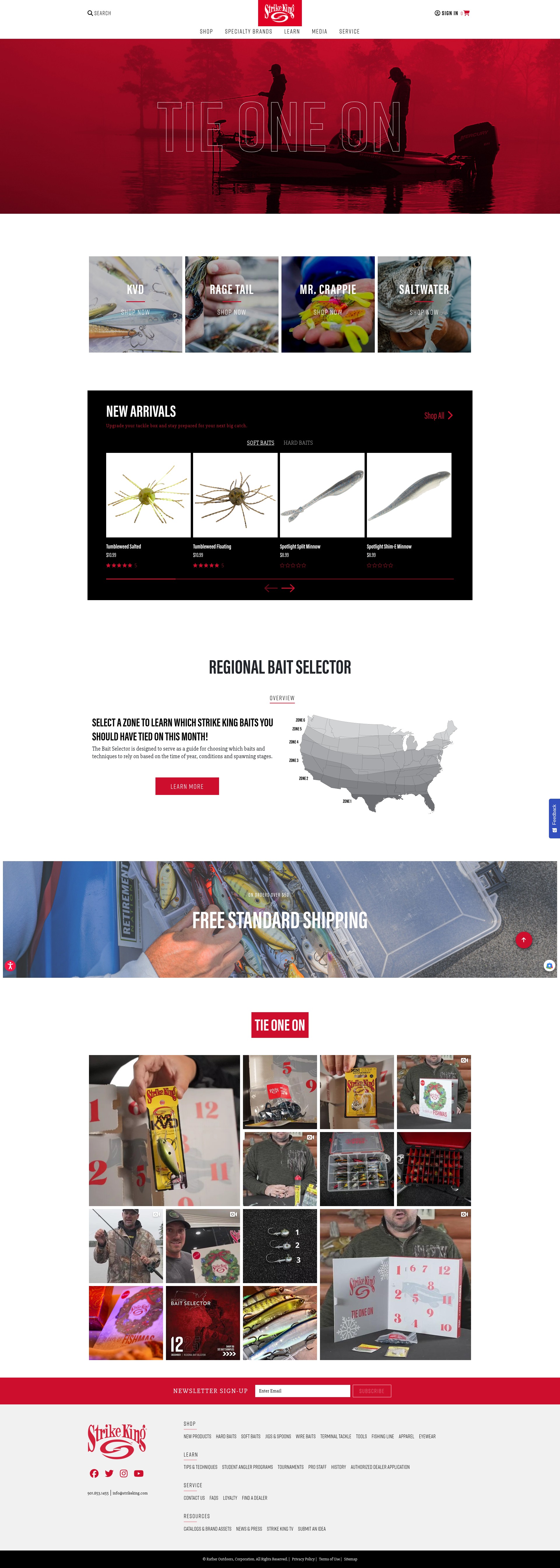 Screenshot of strikeking.com