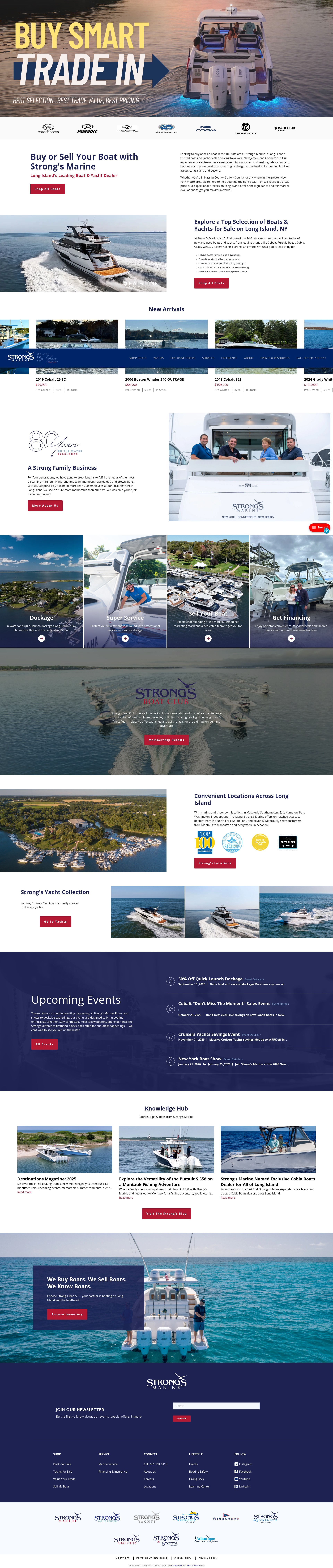 Screenshot of strongsmarine.com