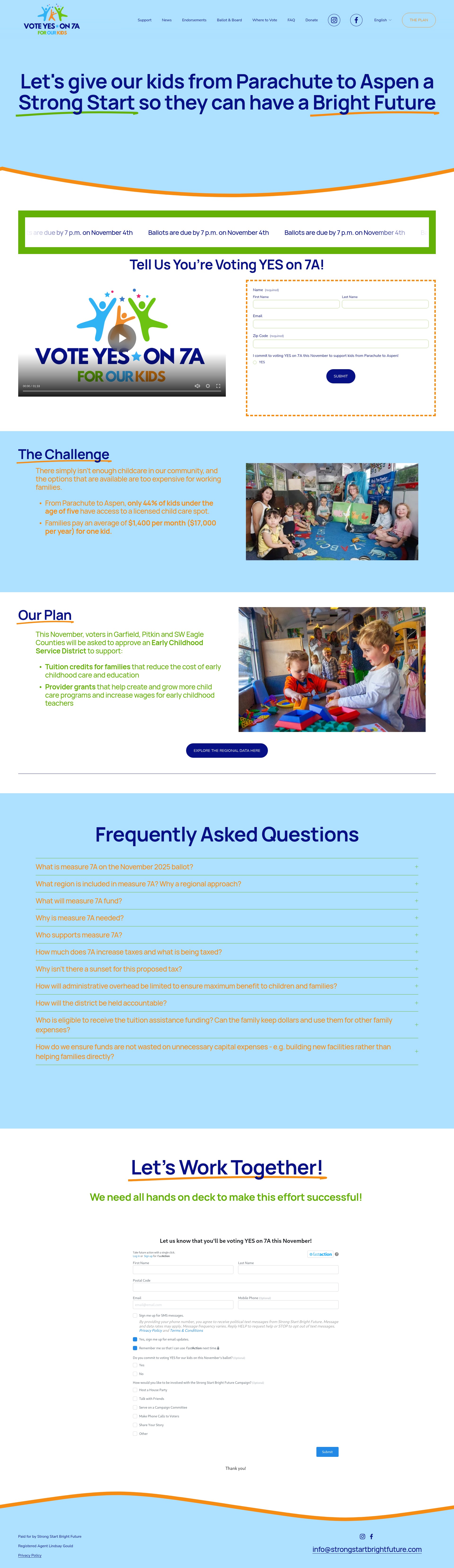 Screenshot of strongstartbrightfuture.com