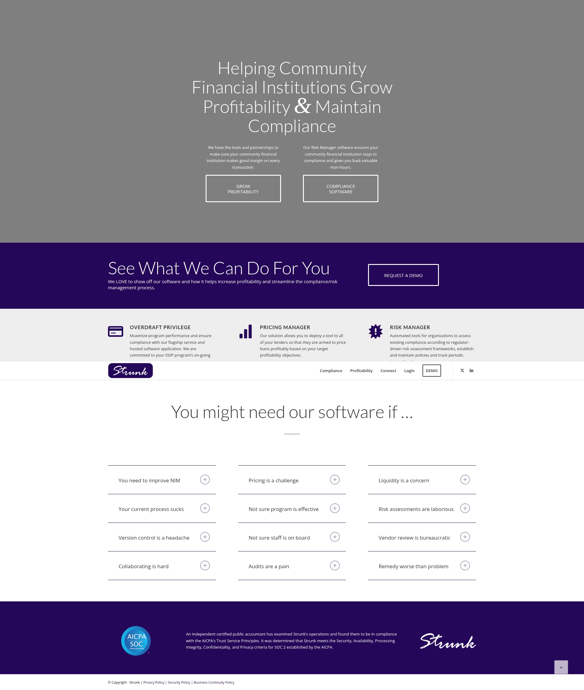 Screenshot of strunkaccess.com