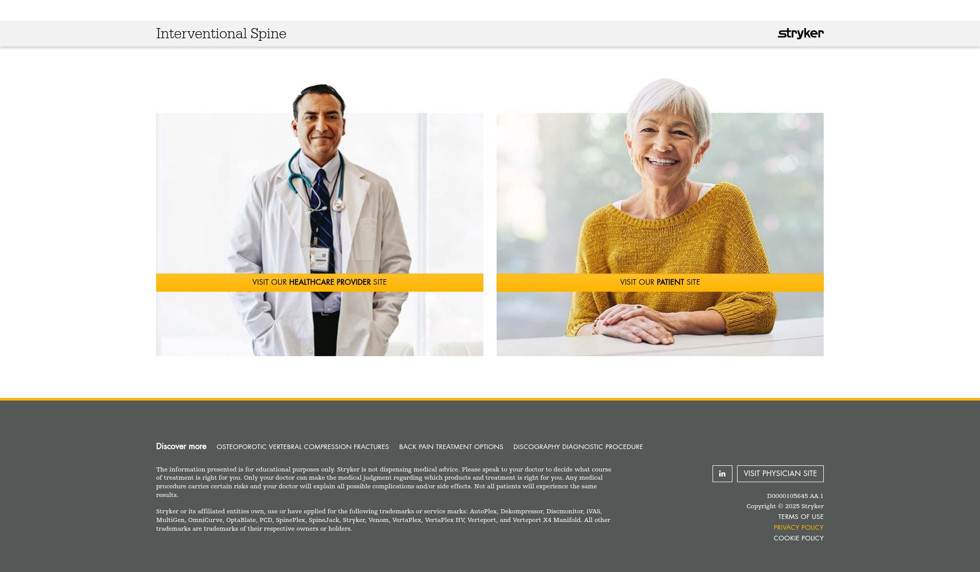 Screenshot of strykerivs.com