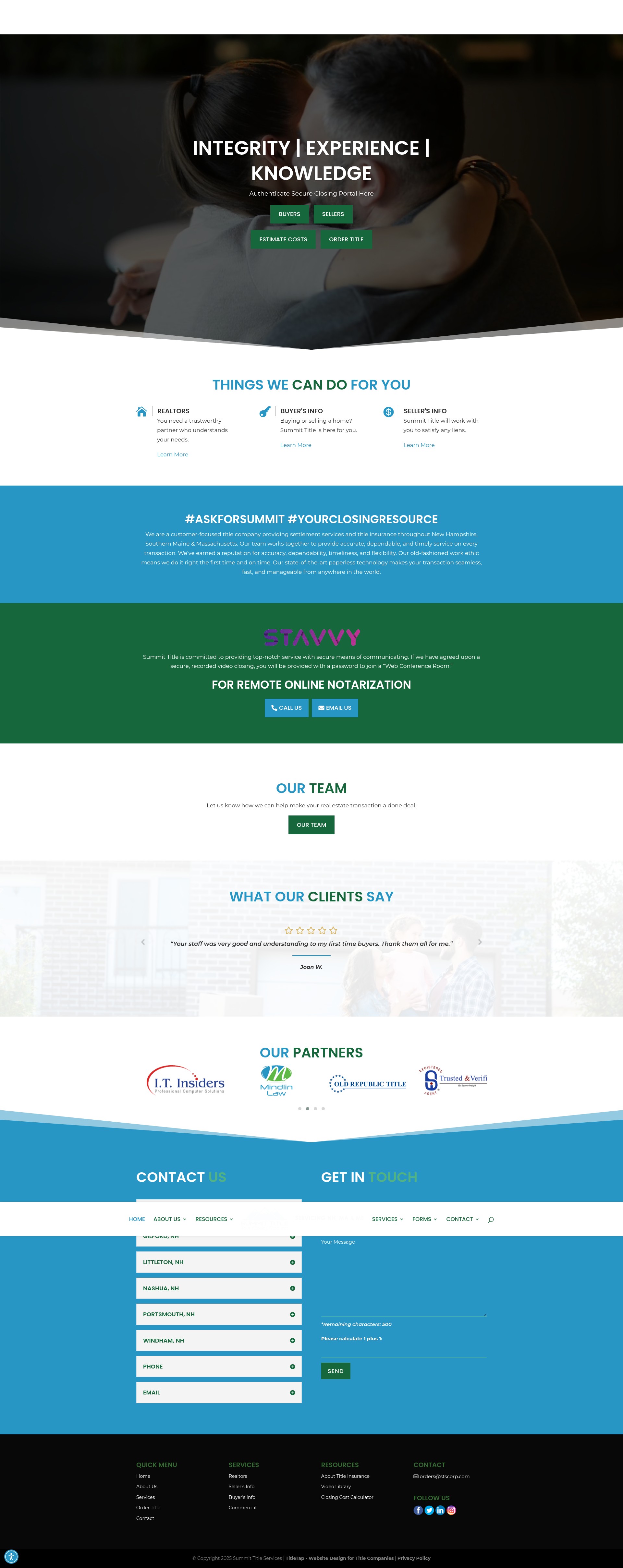 Screenshot of stscorp.com