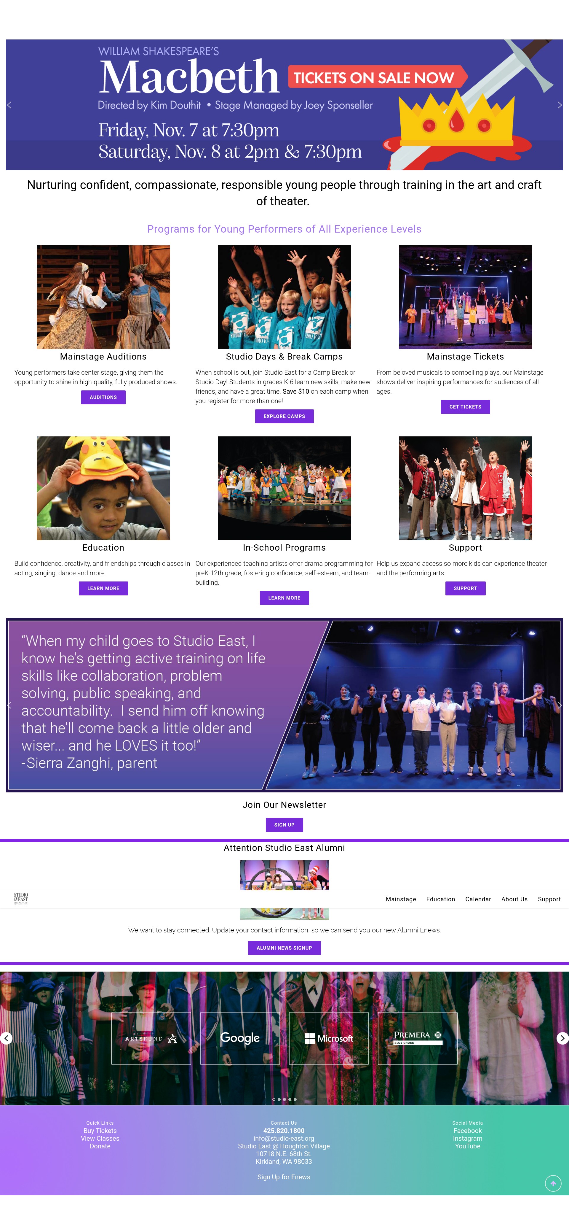 Screenshot of studio-east.org