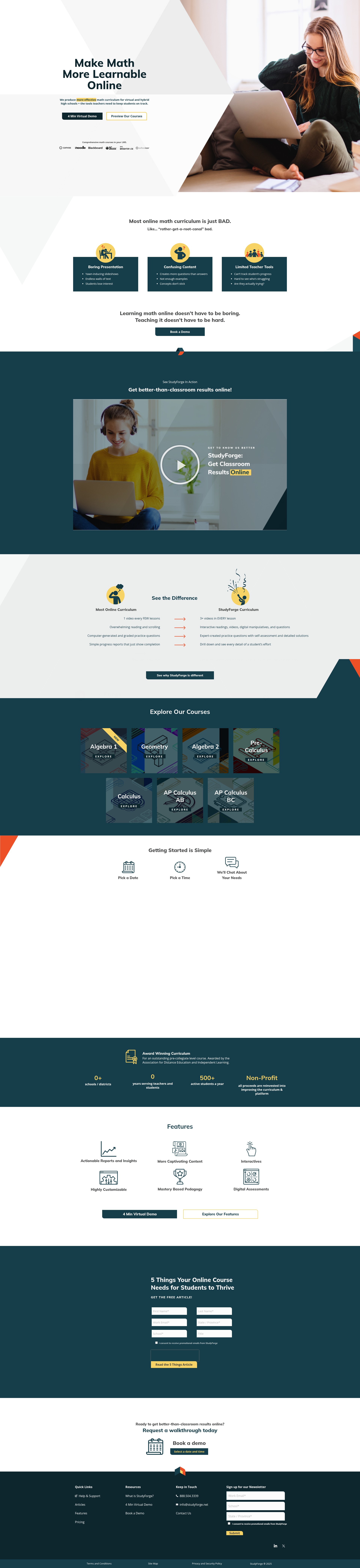 Screenshot of studyforge.net