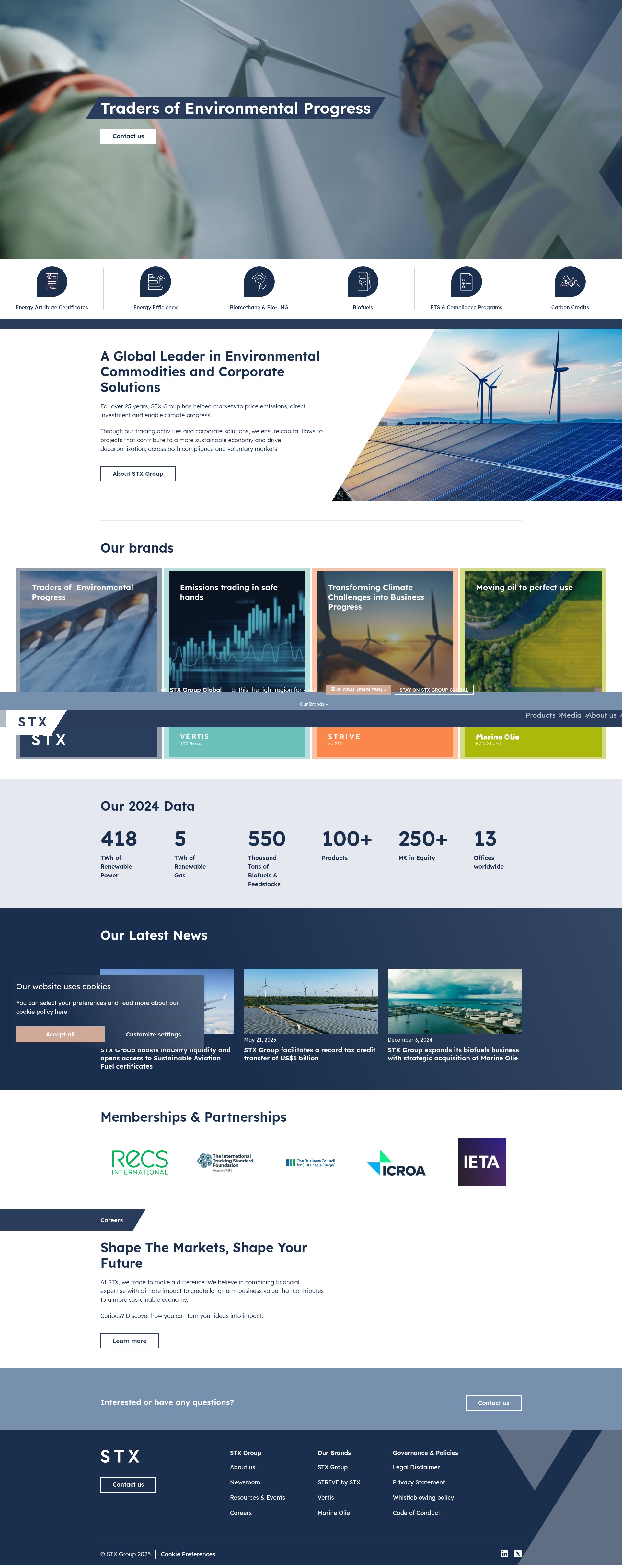 Screenshot of stxgroup.com