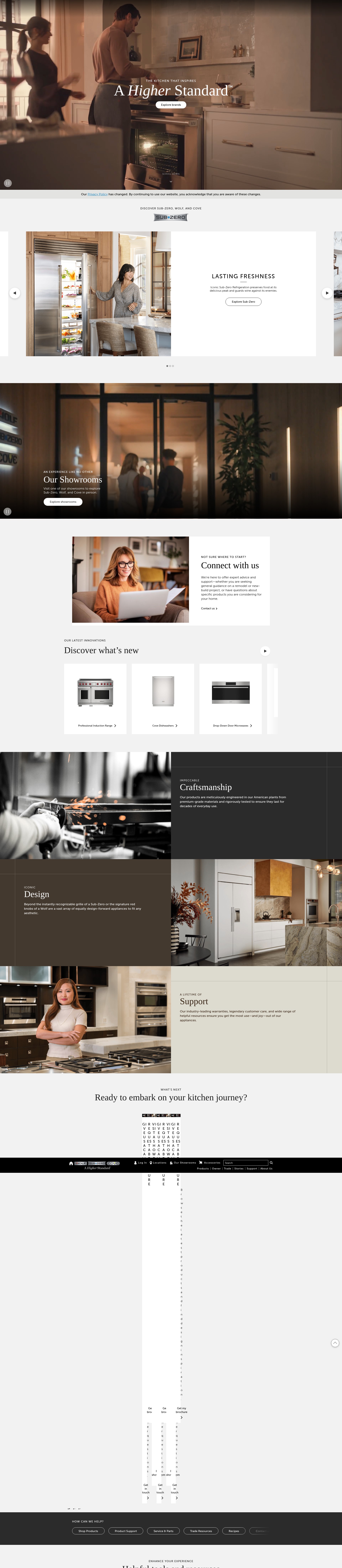Screenshot of subzero-wolf.com