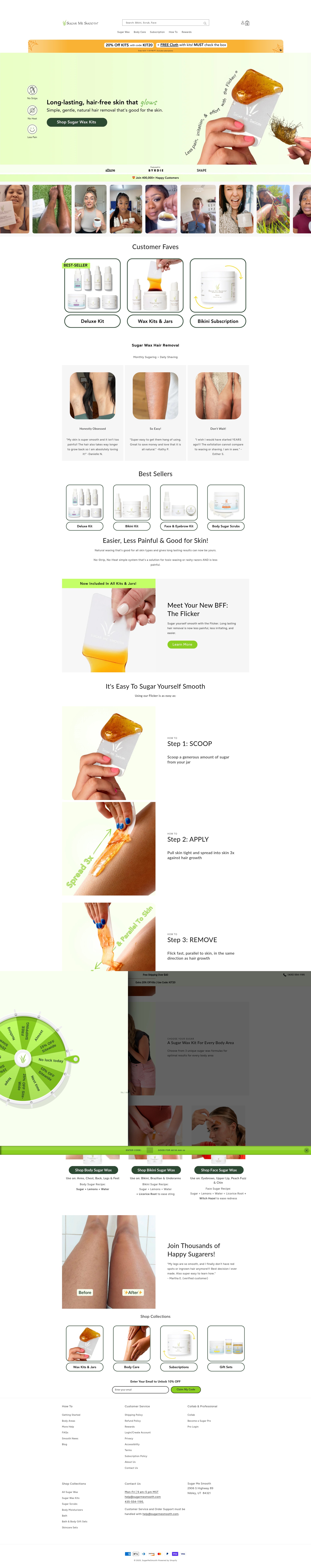 Screenshot of sugar-me-smooth.myshopify.com