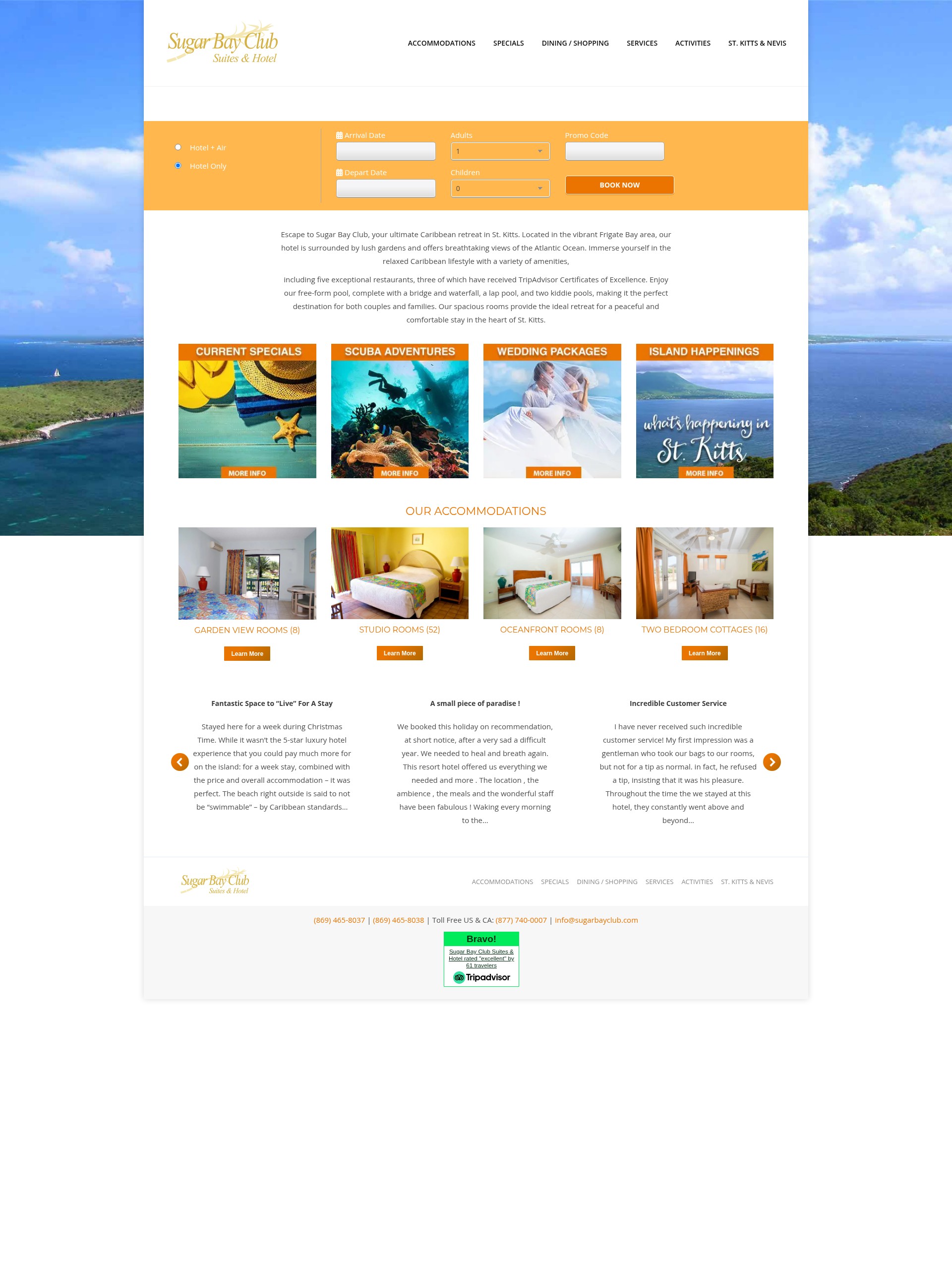 Screenshot of sugarbayclub.com
