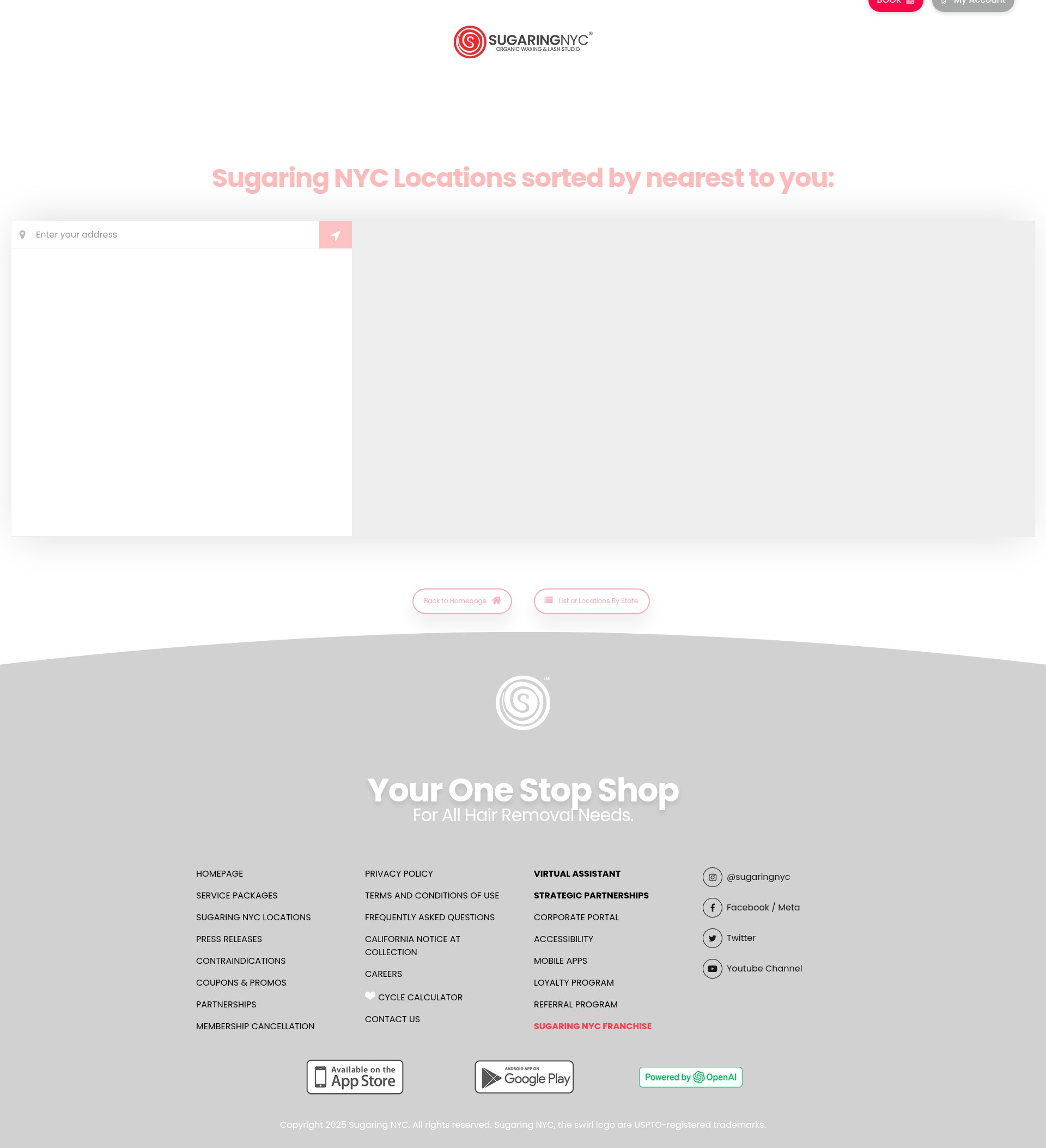 Screenshot of sugaringnyc.com