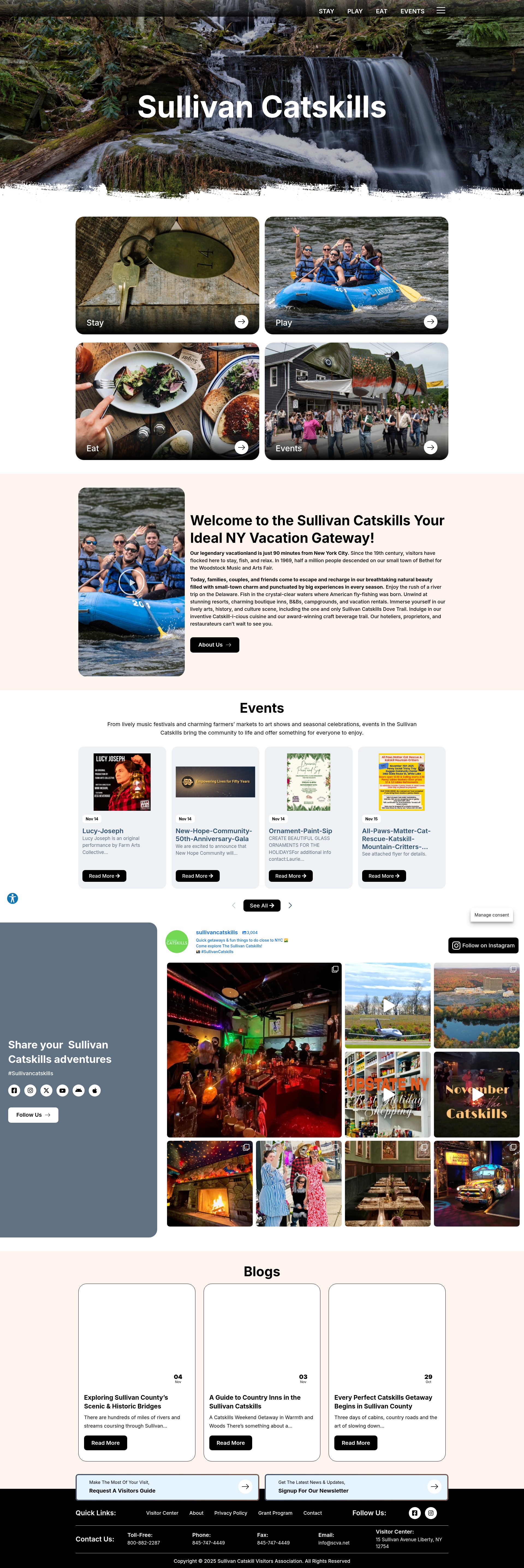Screenshot of sullivancatskills.com