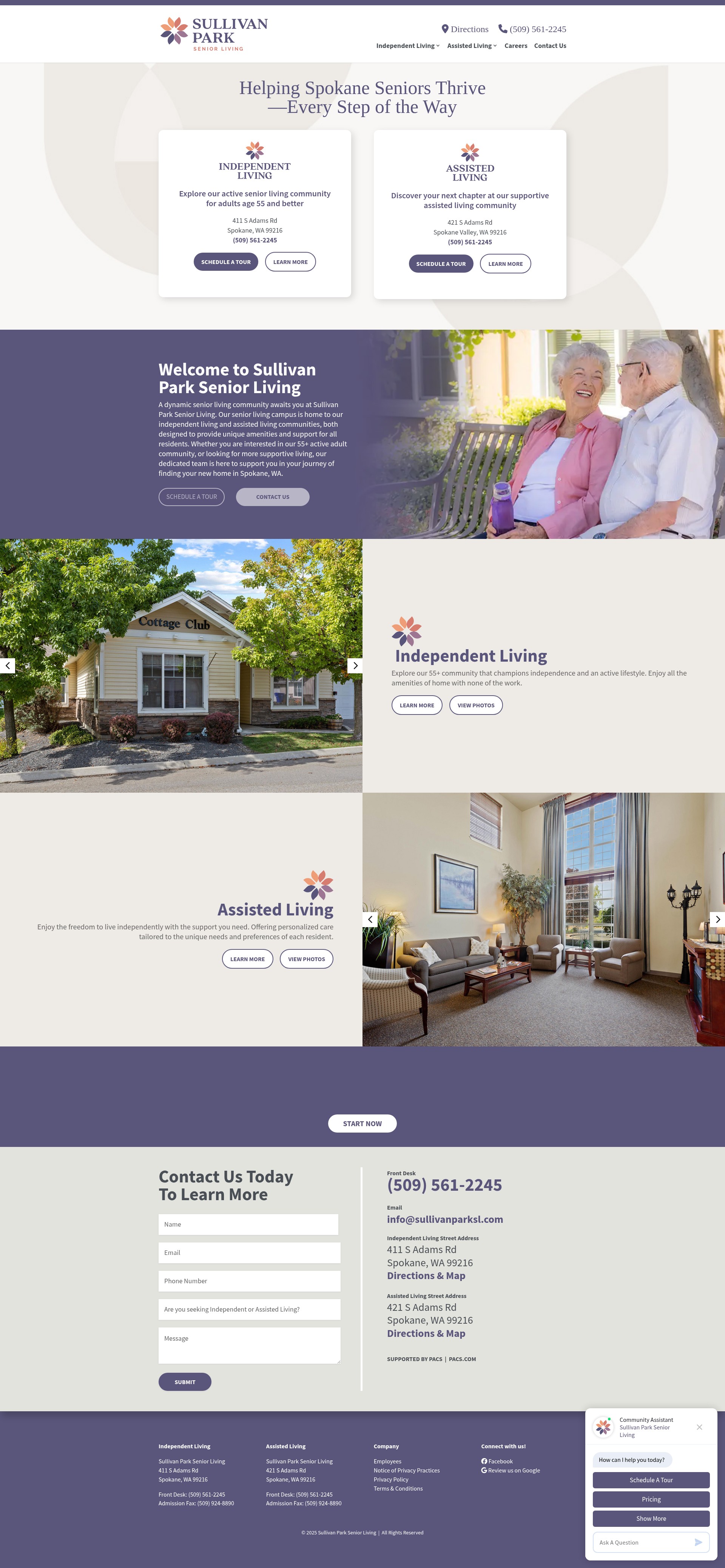 Screenshot of sullivanparksl.com