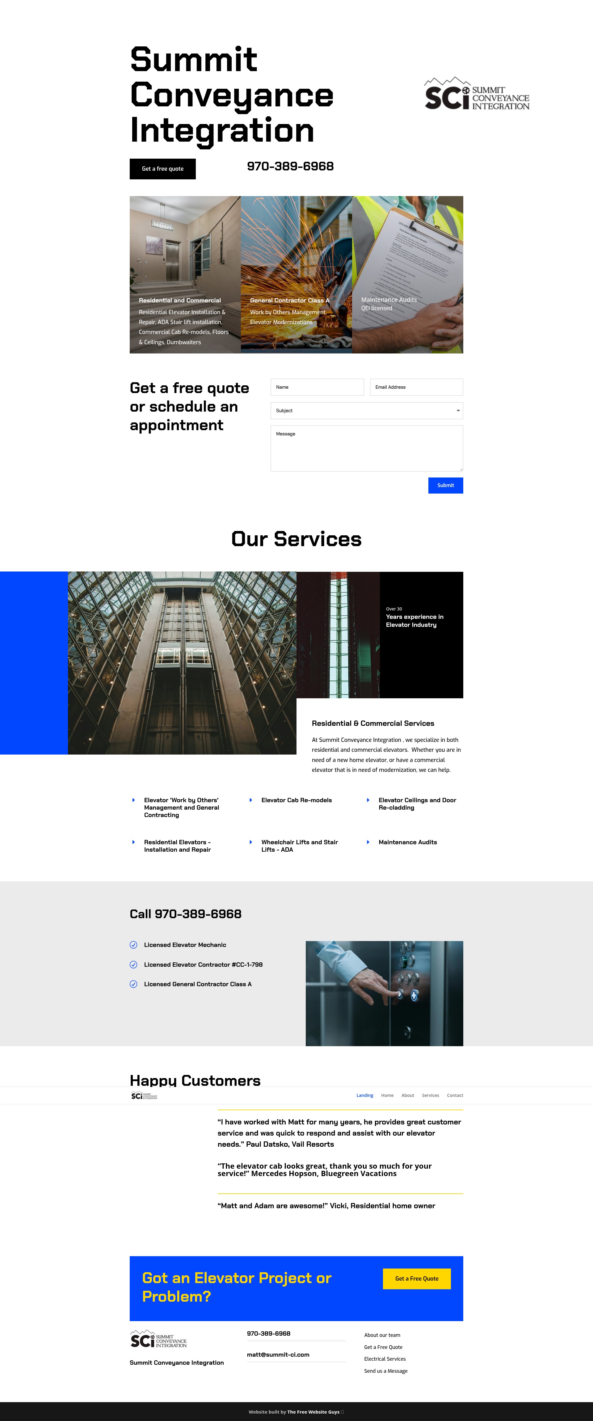 Screenshot of summit-ci.com