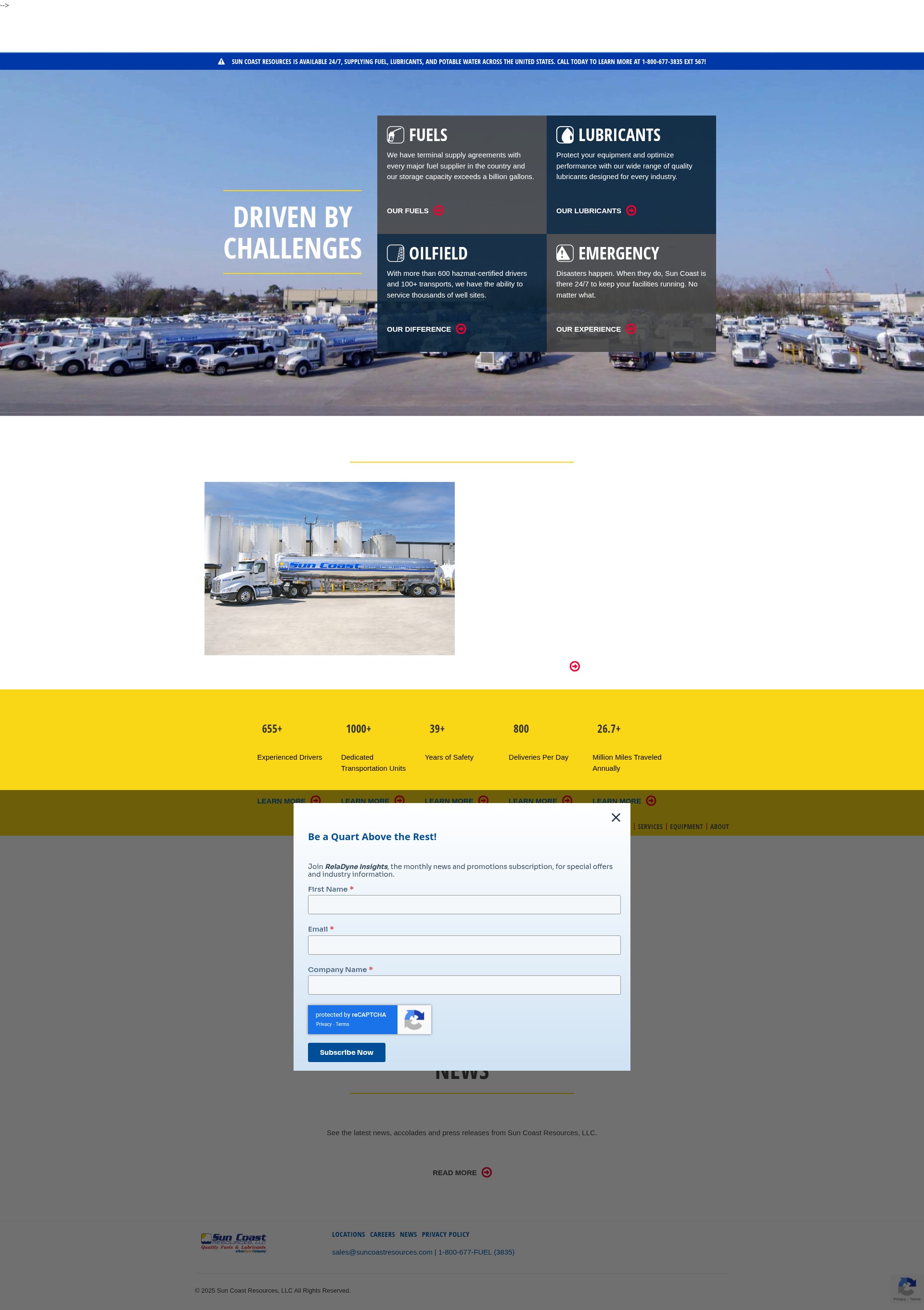 Screenshot of suncoastresources.com