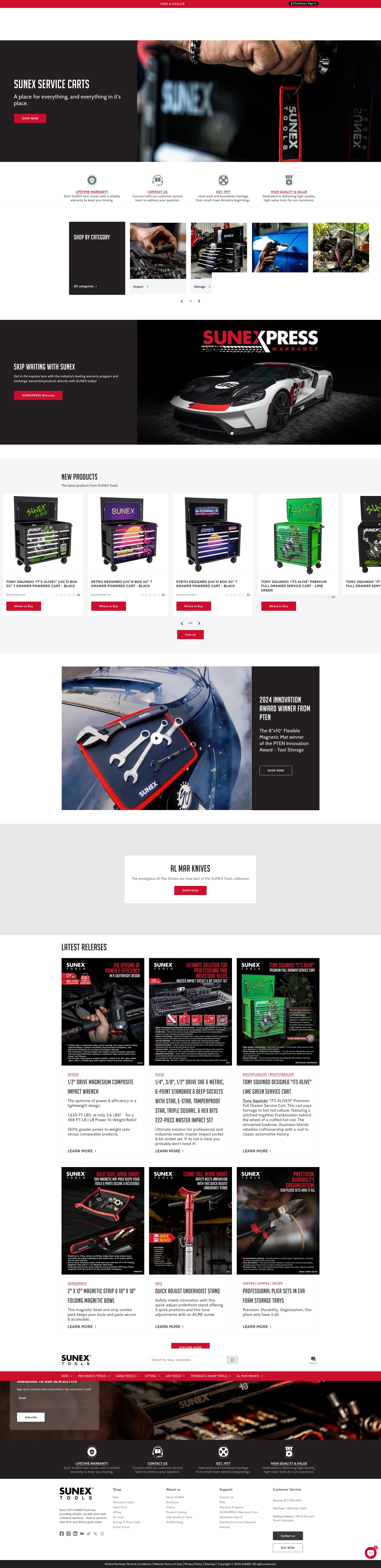 Screenshot of sunextools.com