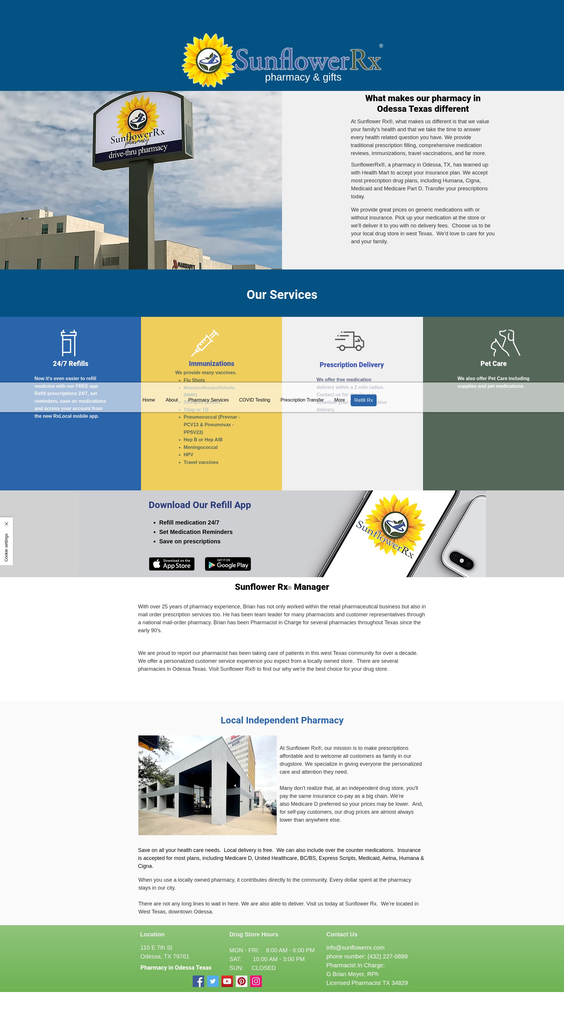 Screenshot of sunflowerrx.com