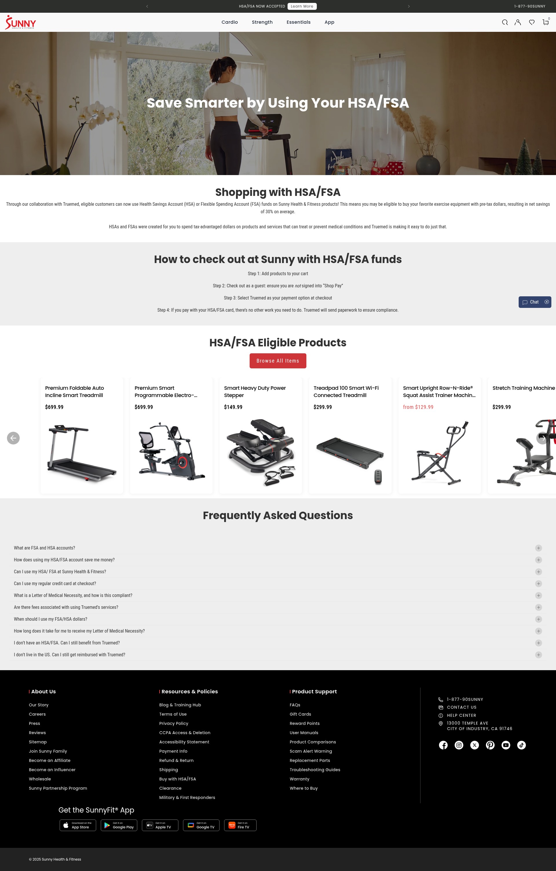 Screenshot of sunnyhealthfitness.com