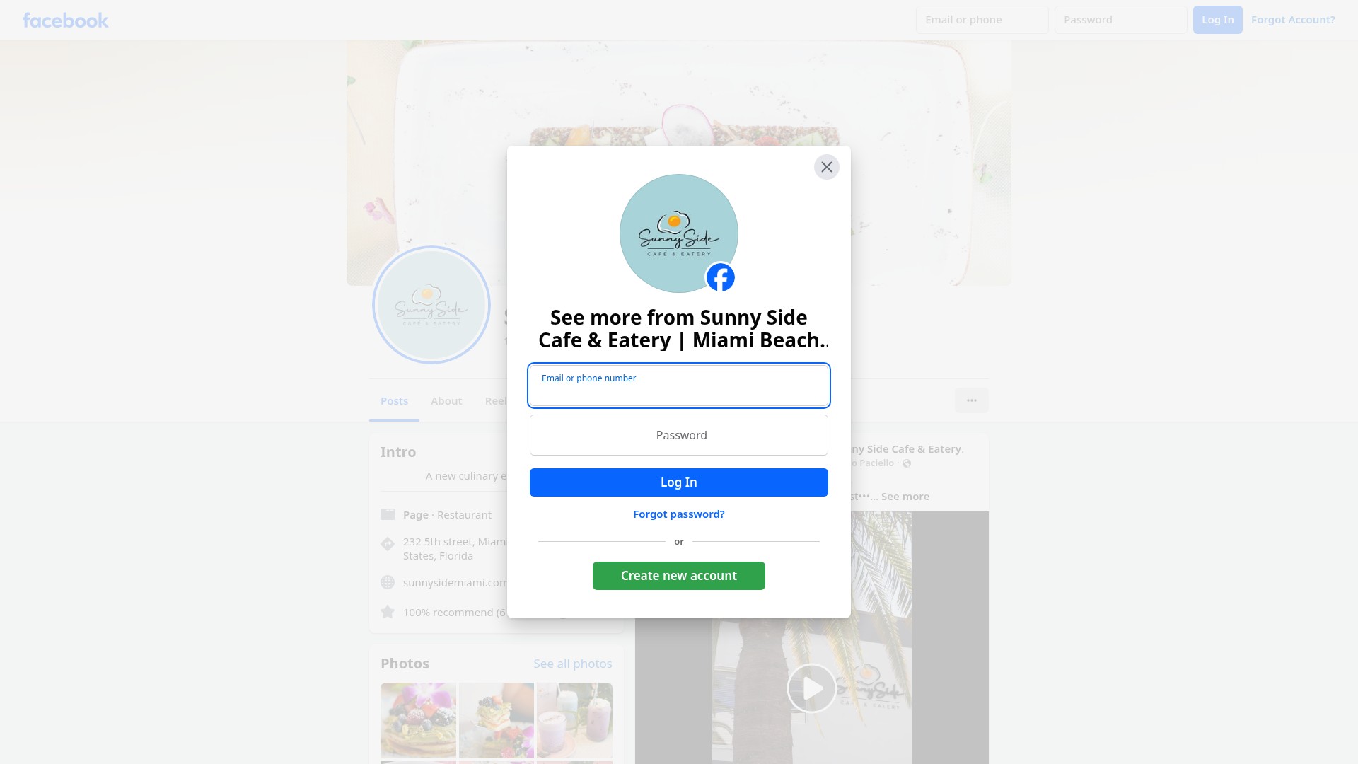 Screenshot of sunnysidemiami.com