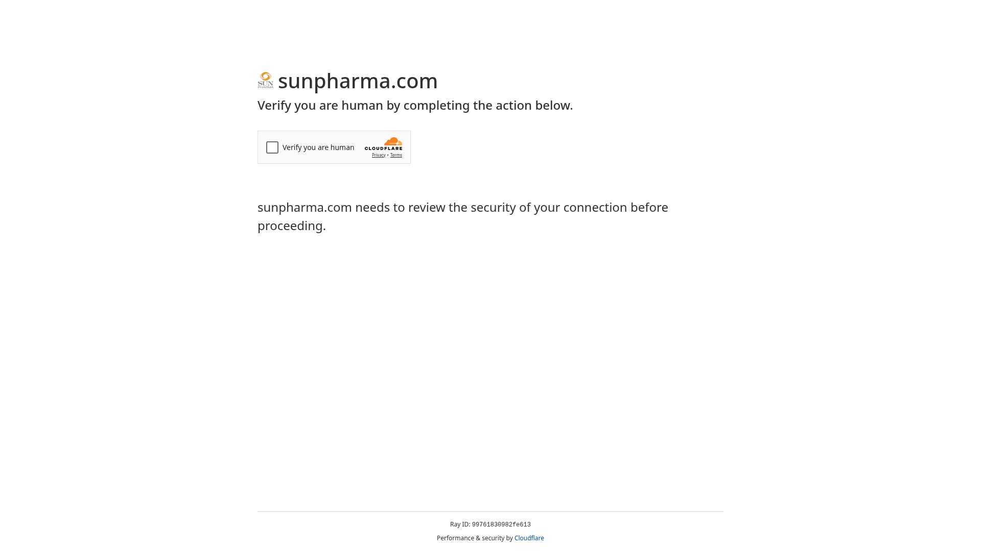 Screenshot of sunpharma.com