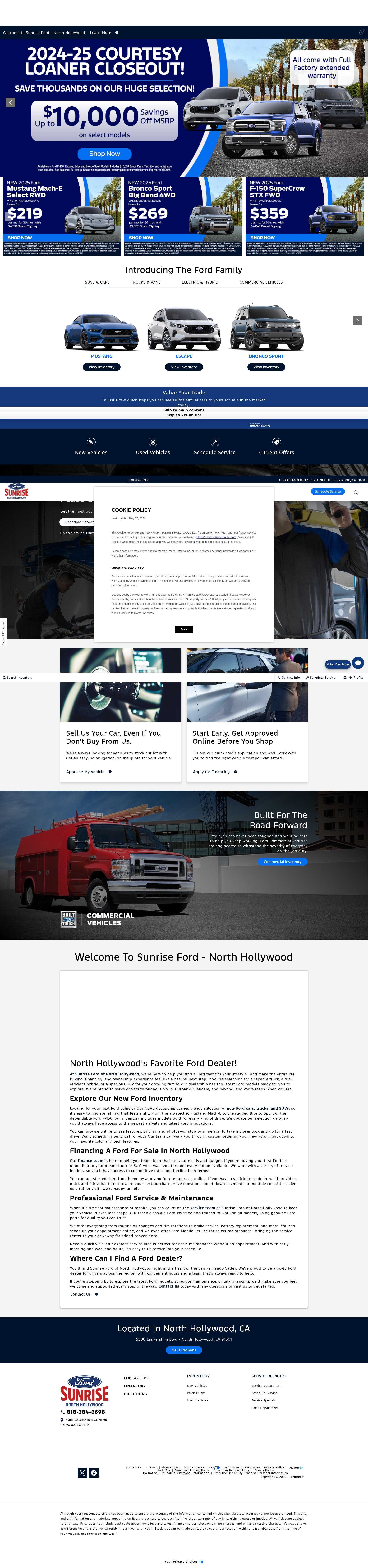 Screenshot of sunrisefordnoho.com