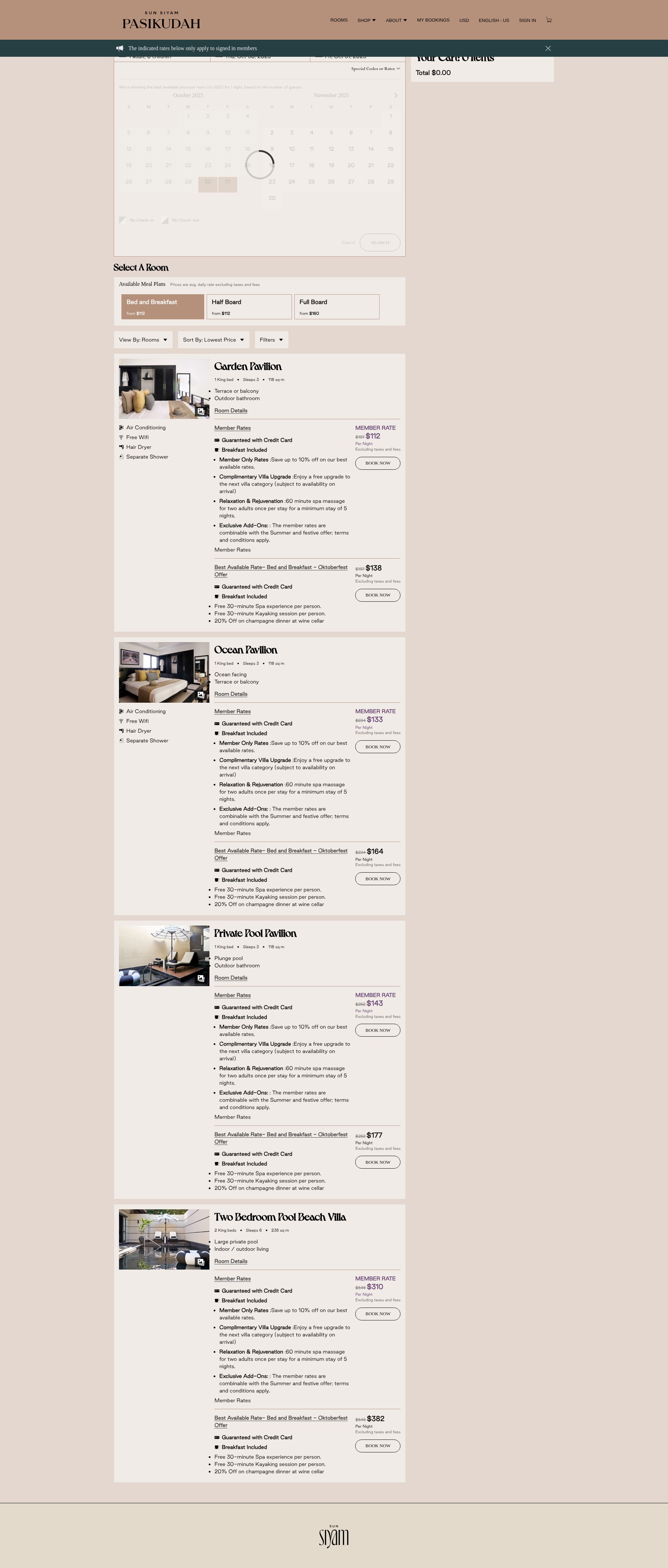 Screenshot of sunsiyam.com