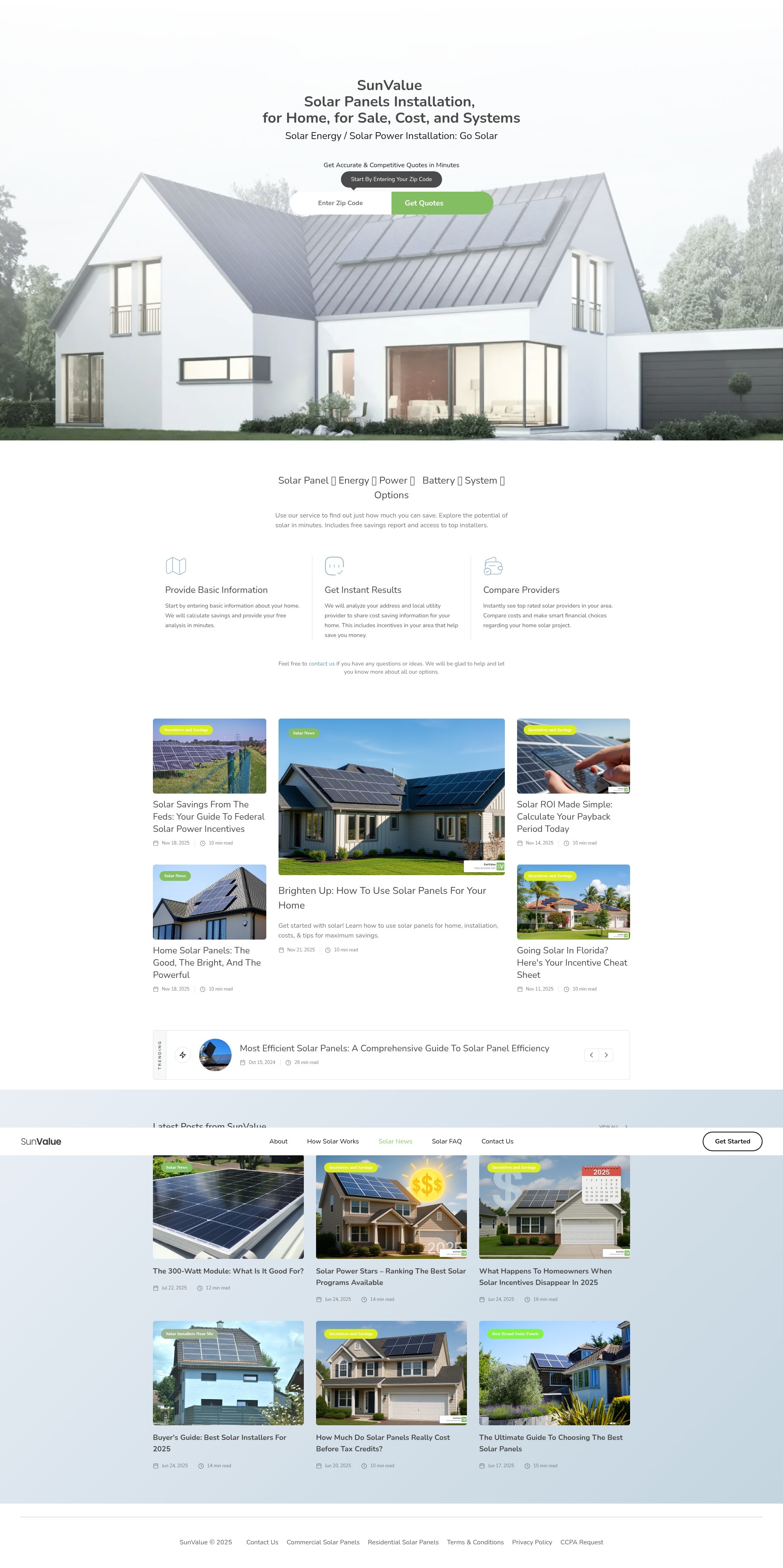 Screenshot of sunvalue.com