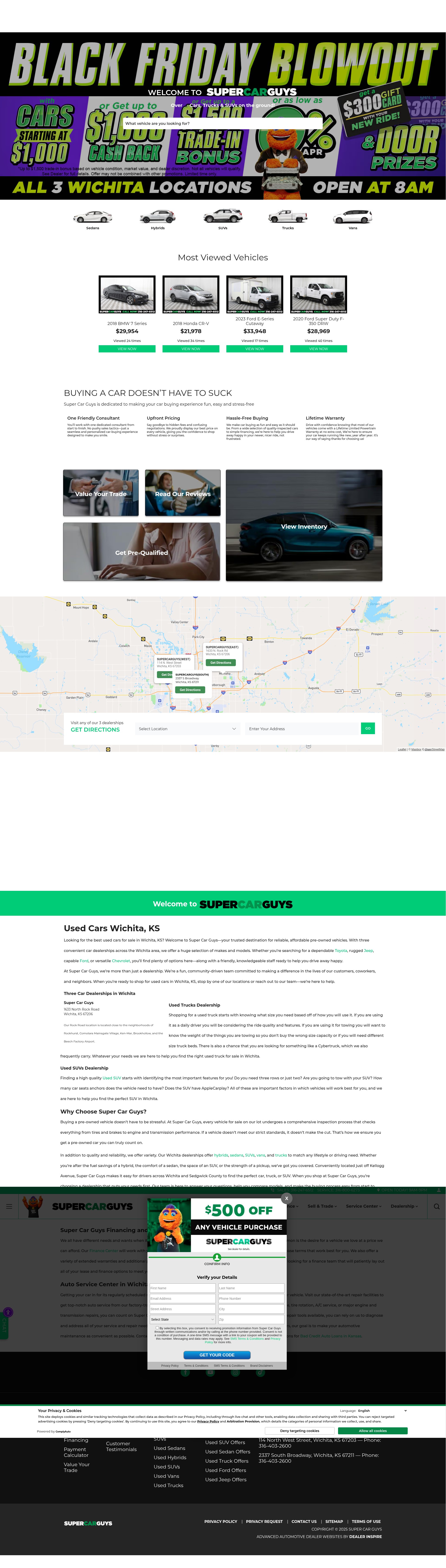 Screenshot of supercarguys.com
