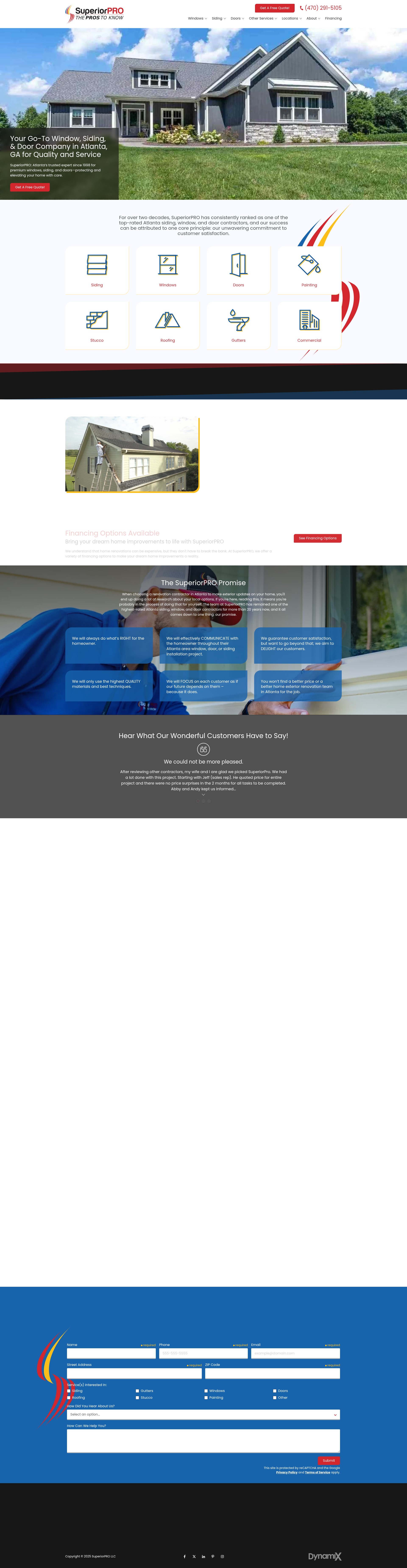 Screenshot of superiorpro.com