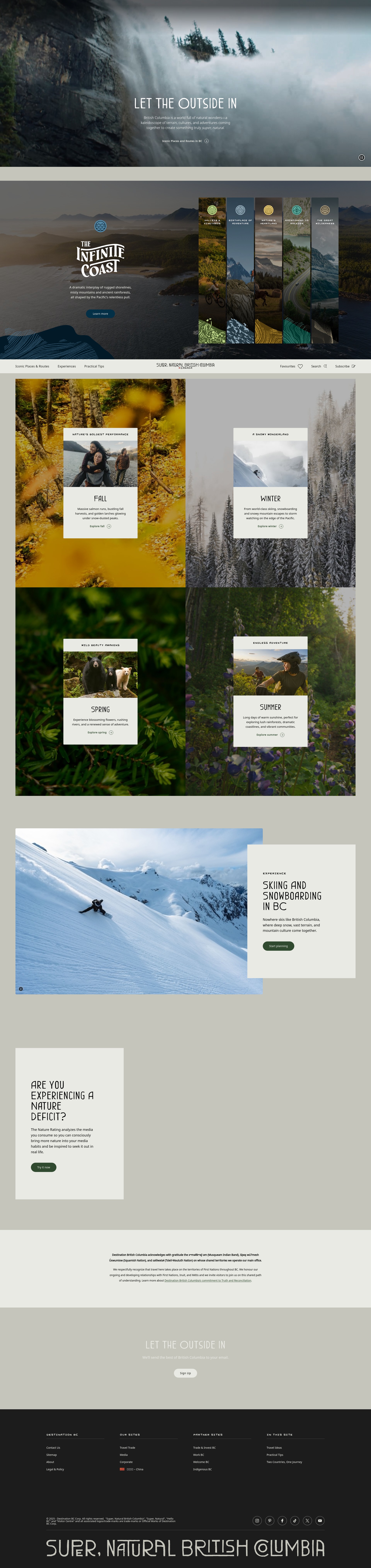 Screenshot of supernaturalbc.com