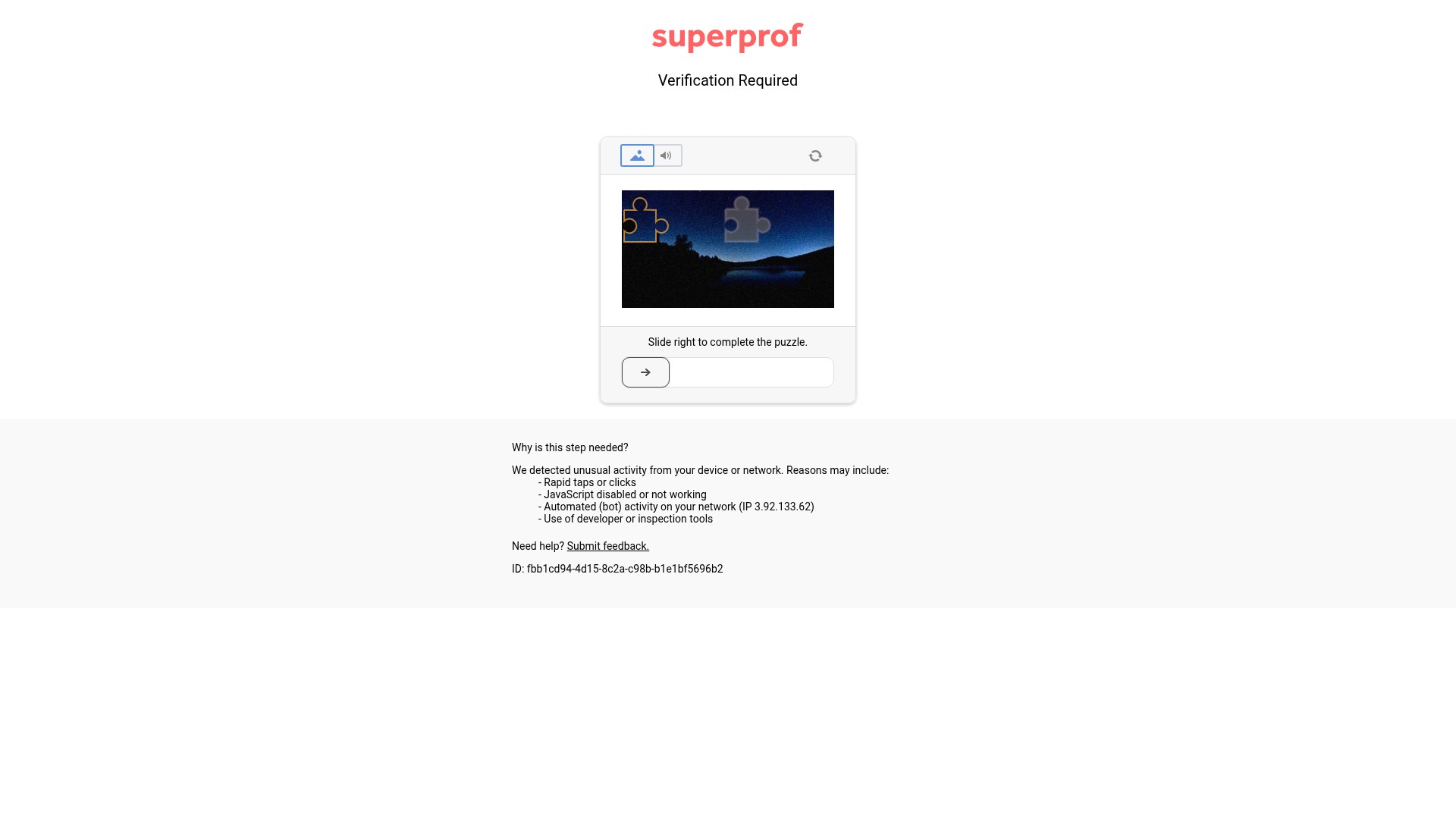 Screenshot of superprof.ca