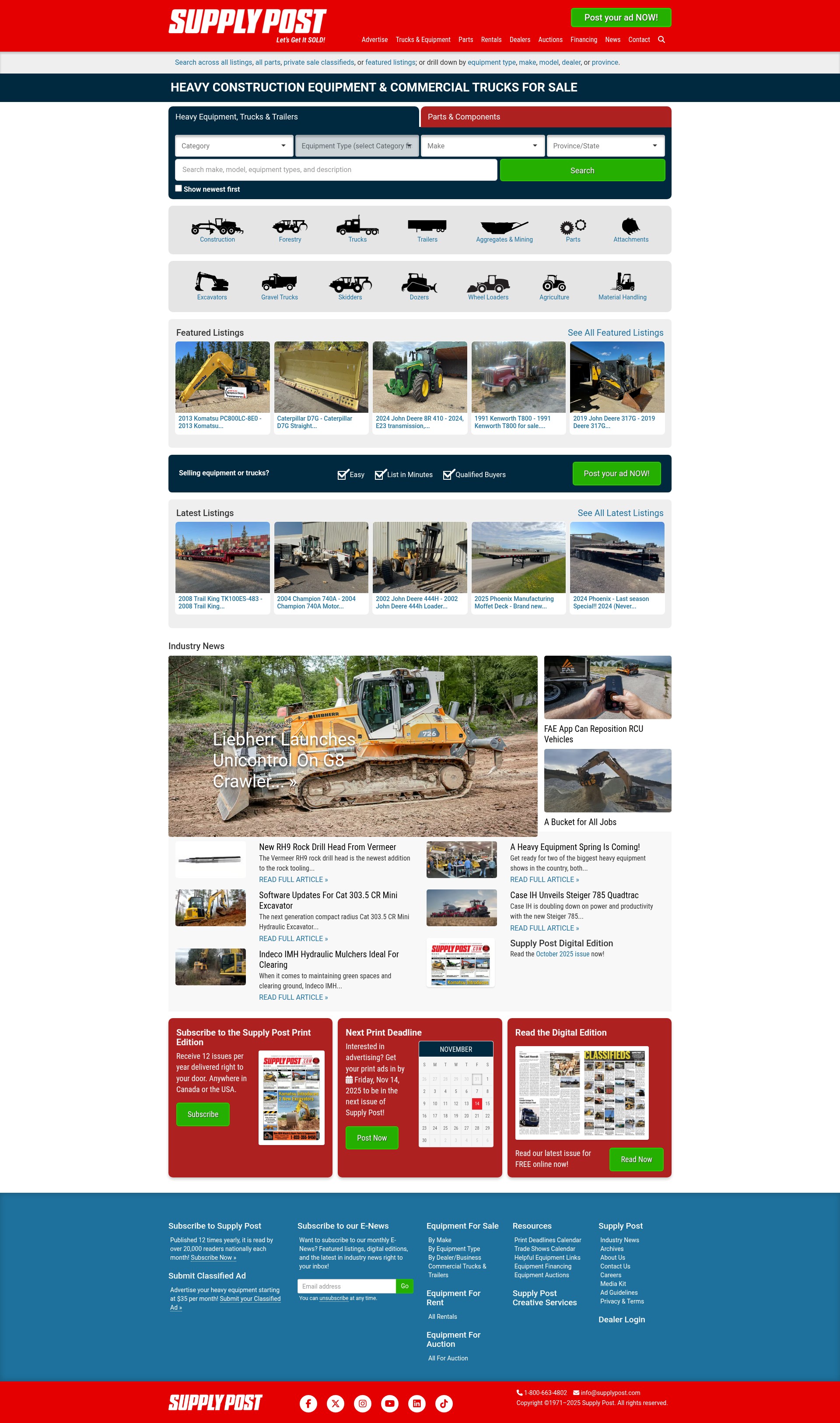 Screenshot of supplypost.com