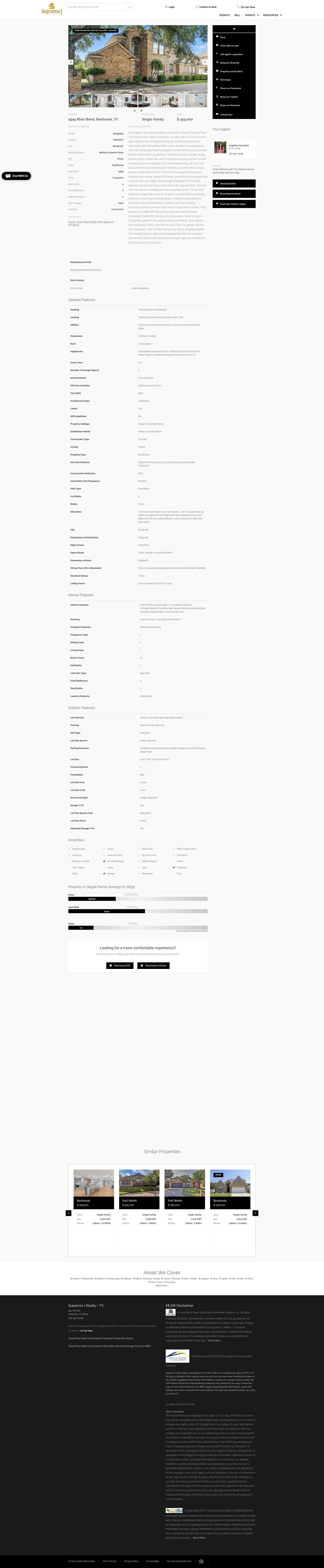 Screenshot of supreme1realty.com